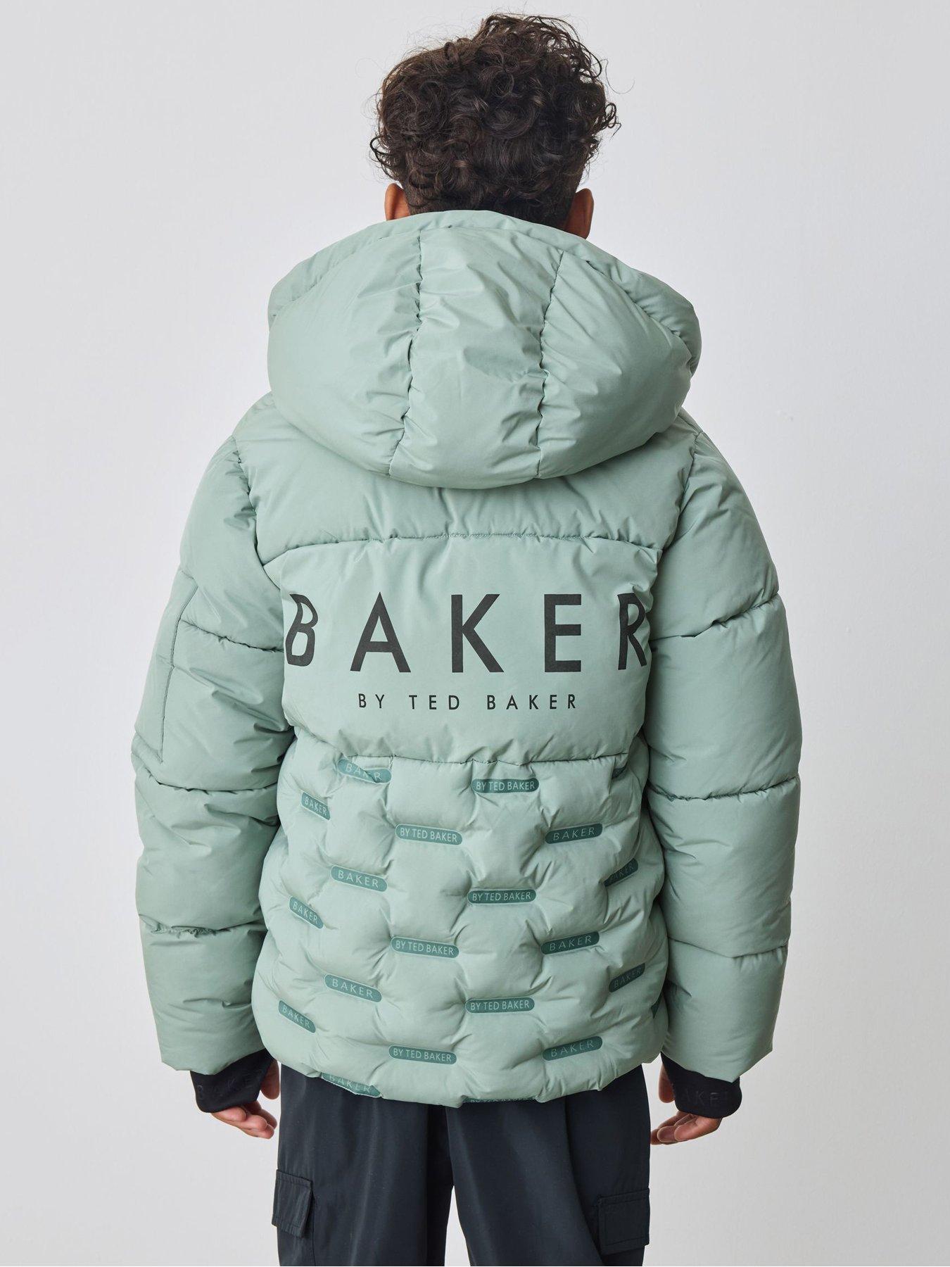 Image 2 of 6 of Ted Baker Boys Heatseal Coat - Green