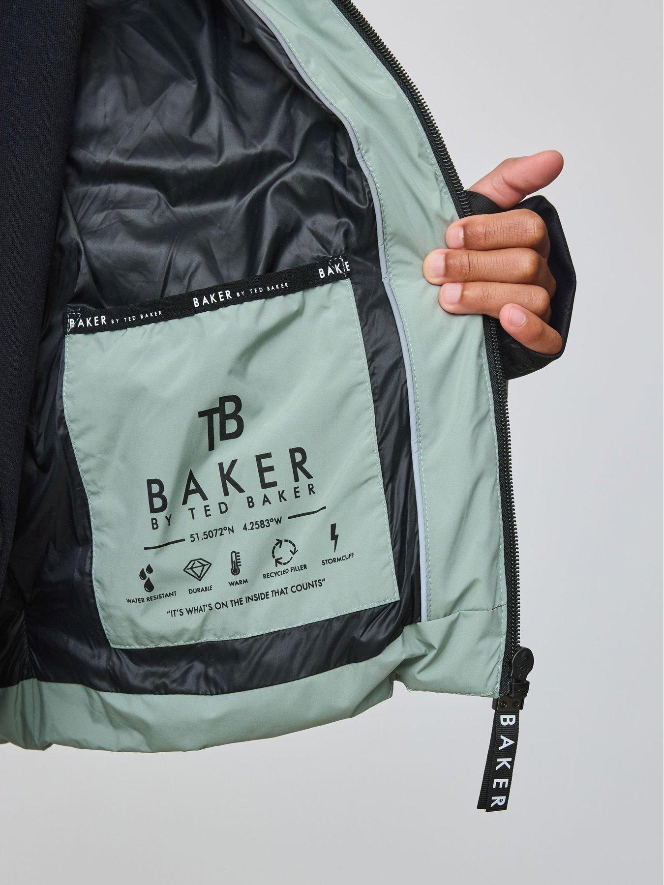 Image 3 of 6 of Ted Baker Boys Heatseal Coat - Green