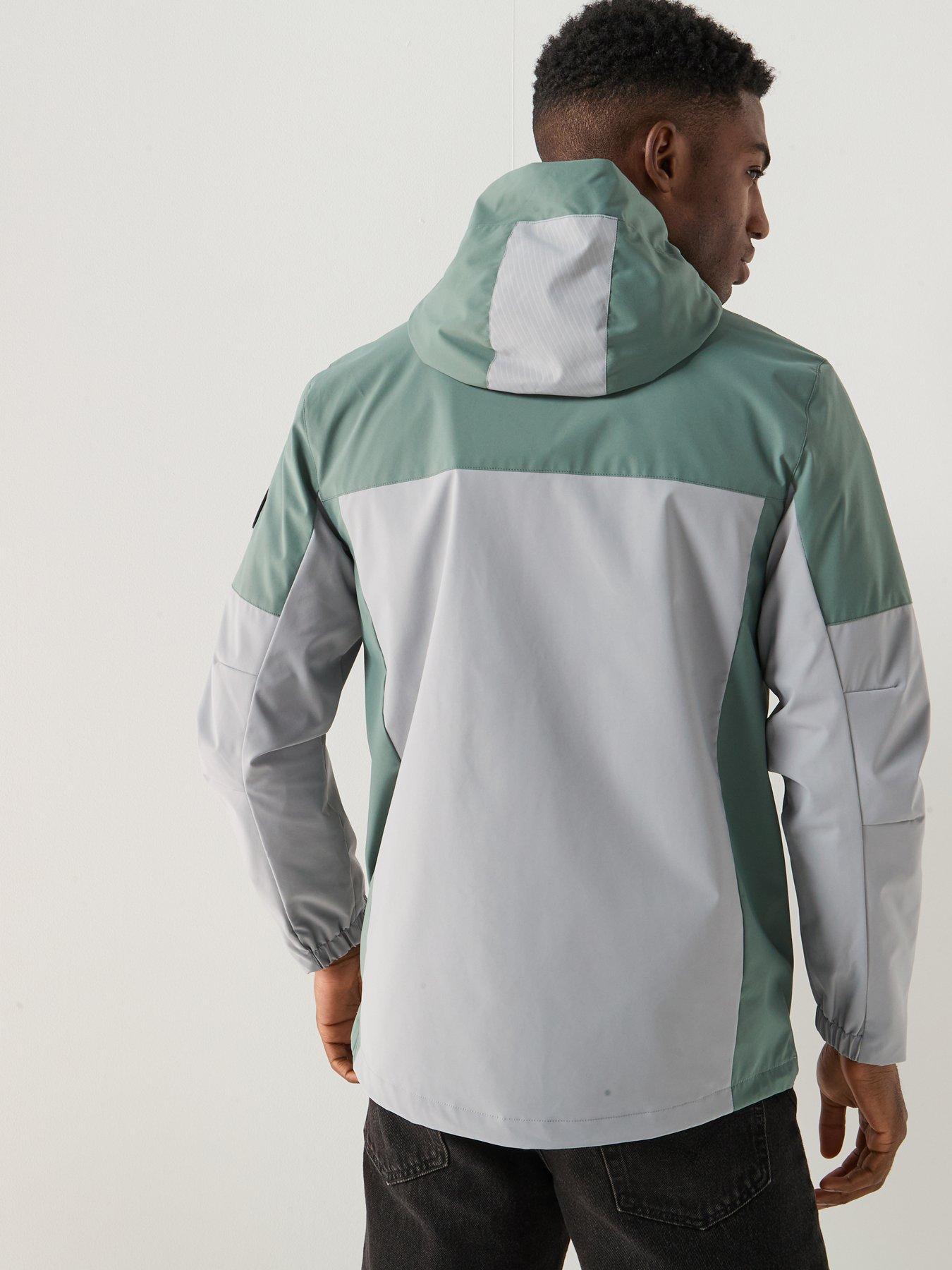 Image 2 of 6 of Zavetti Canada Zavetti Canada Sevillio Technical Windbreaker Jacket - Grey