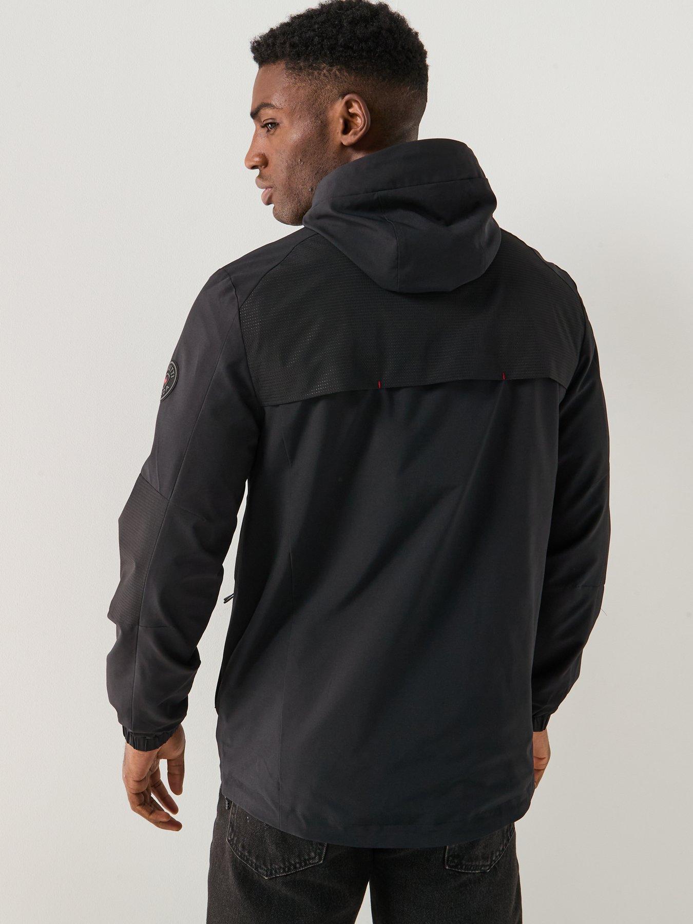 zavetti-canada-temito-hooded-windbreaker-jacket-blackstillFront