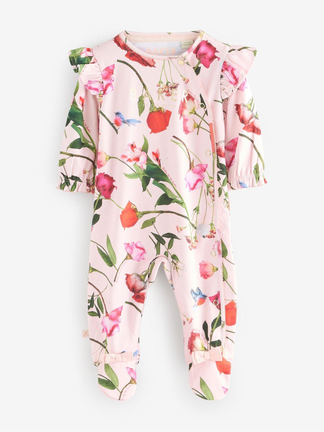 ted-baker-baby-girls-3-pack-sleepsuits-pinkoutfit