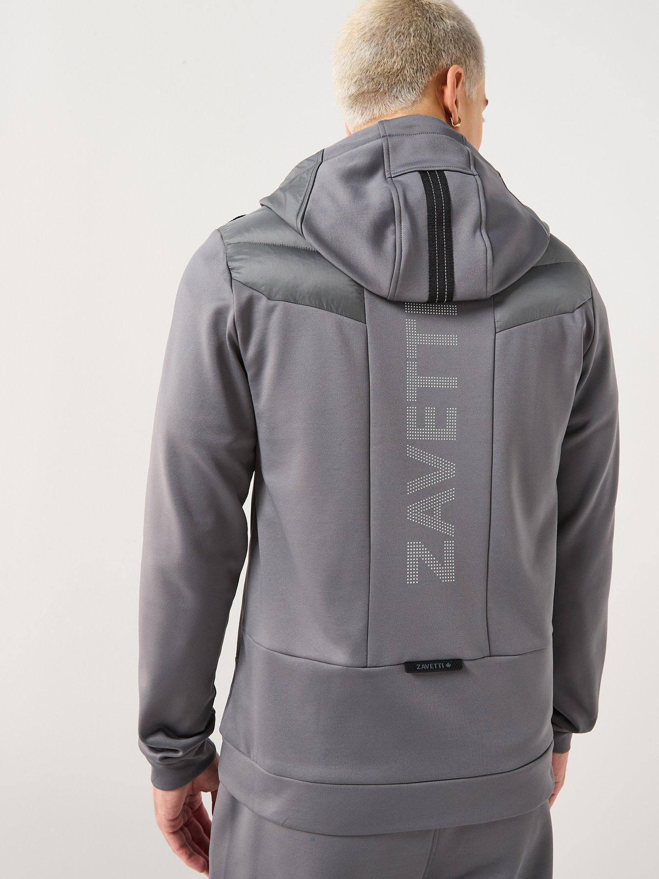 zavetti-canada-omaro-hybrid-zip-through-hoodie-dark-greystillFront