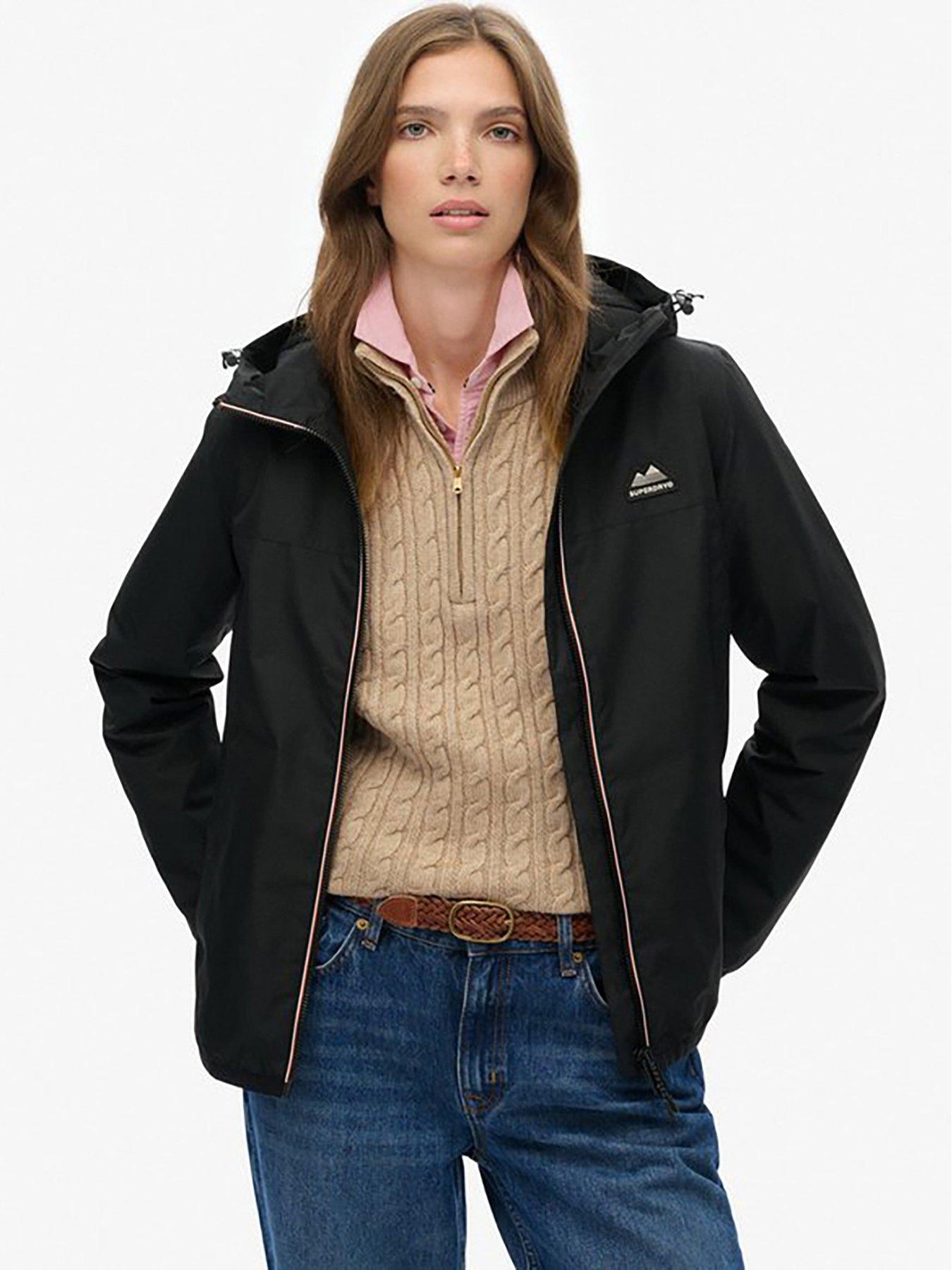 Superdry Essential Tri Windbreaker Jacket - Black