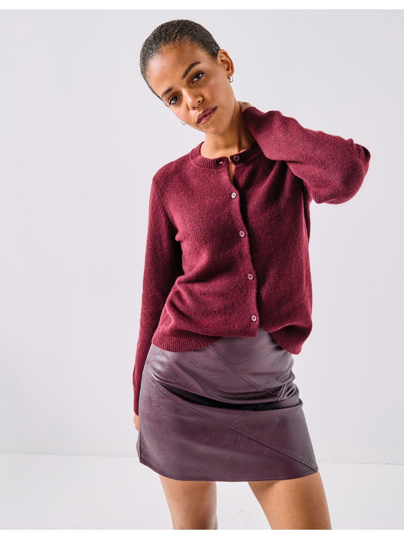 pieces-long-sleeve-knit-cardigan-redoutfit