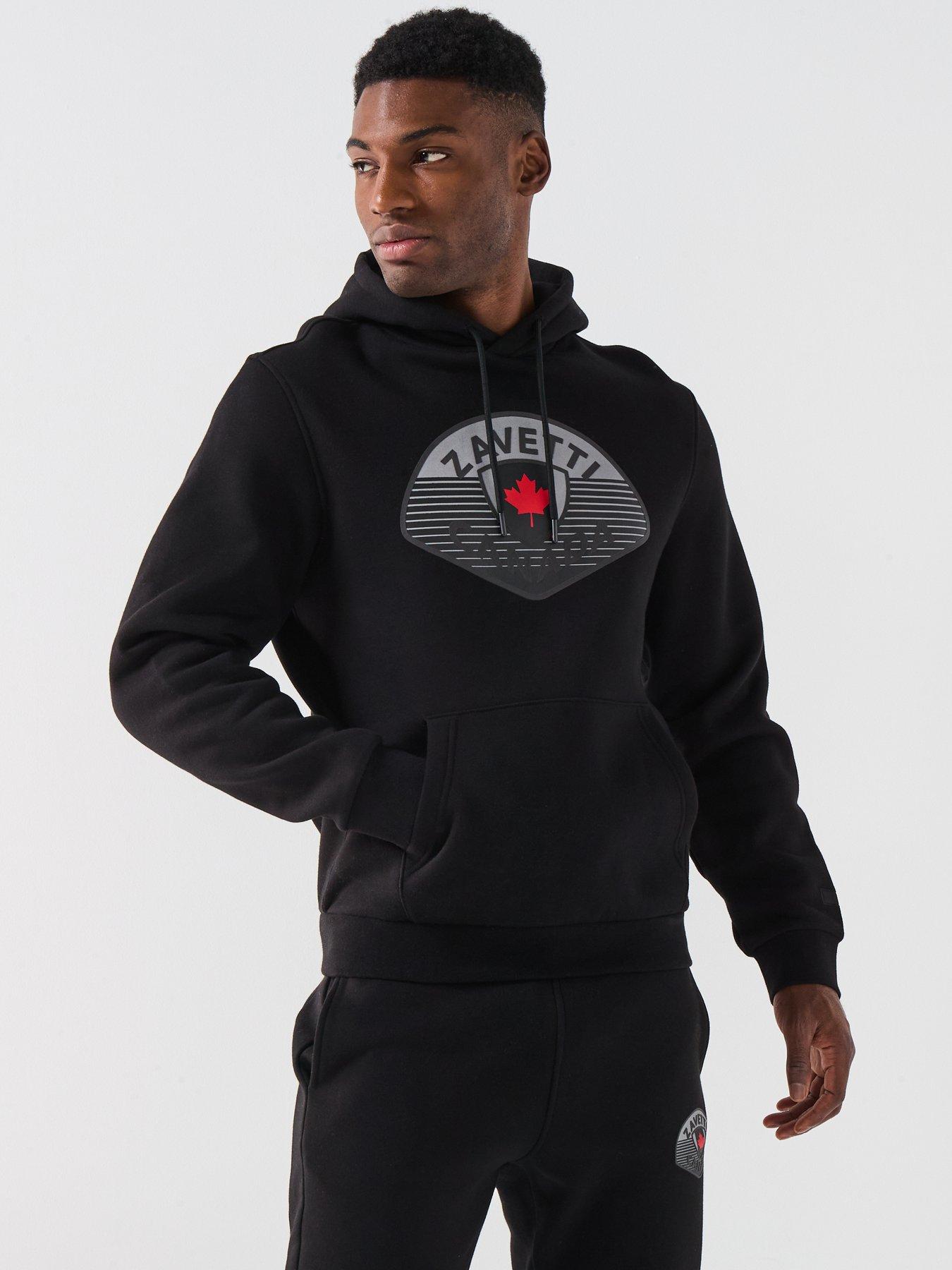 Image 3 of 6 of Zavetti Canada Botticini Classic Large Logo Tracksuit - Black