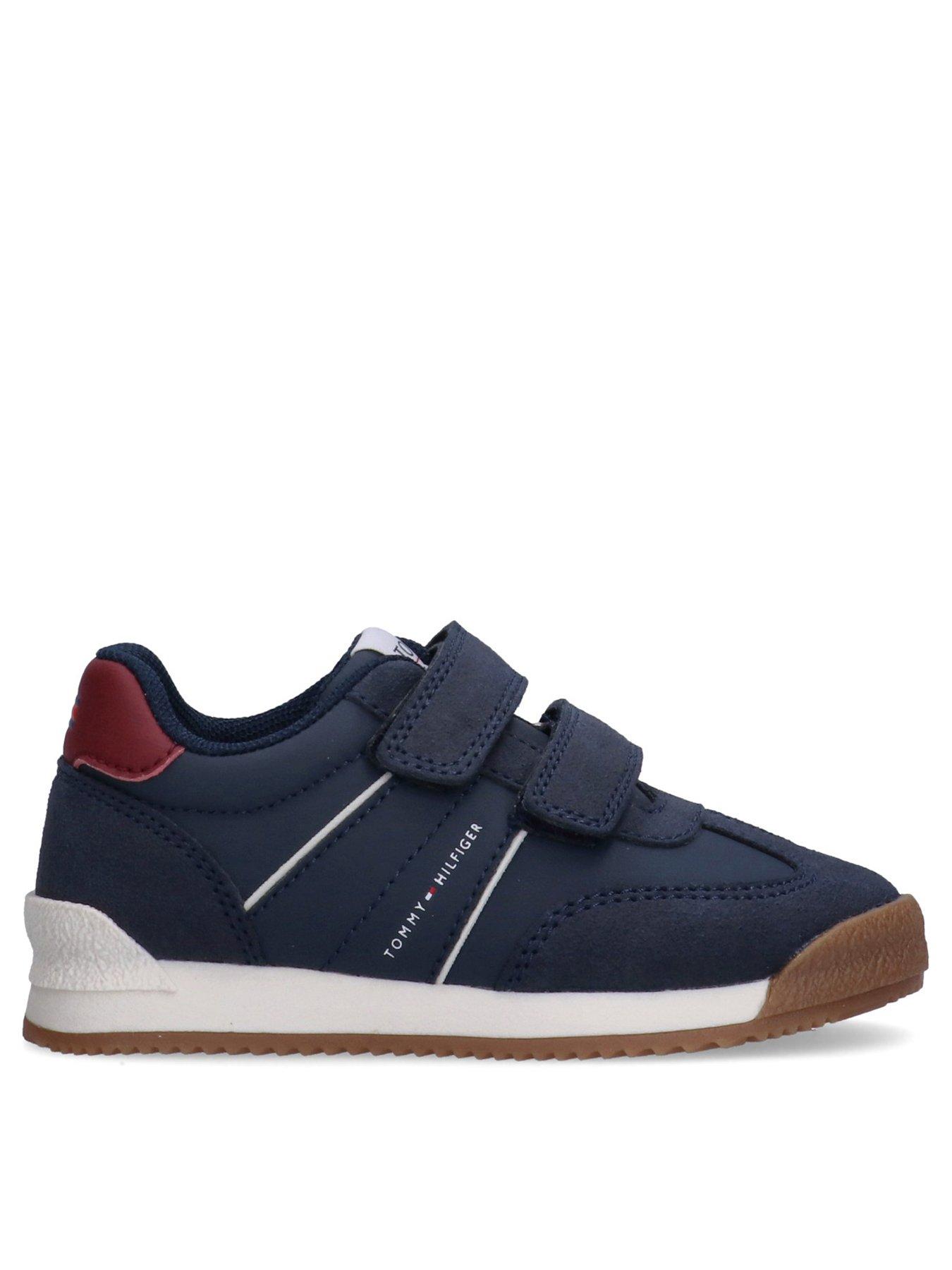 tommy-hilfiger-boys-low-cut-velcro-trainers-blue