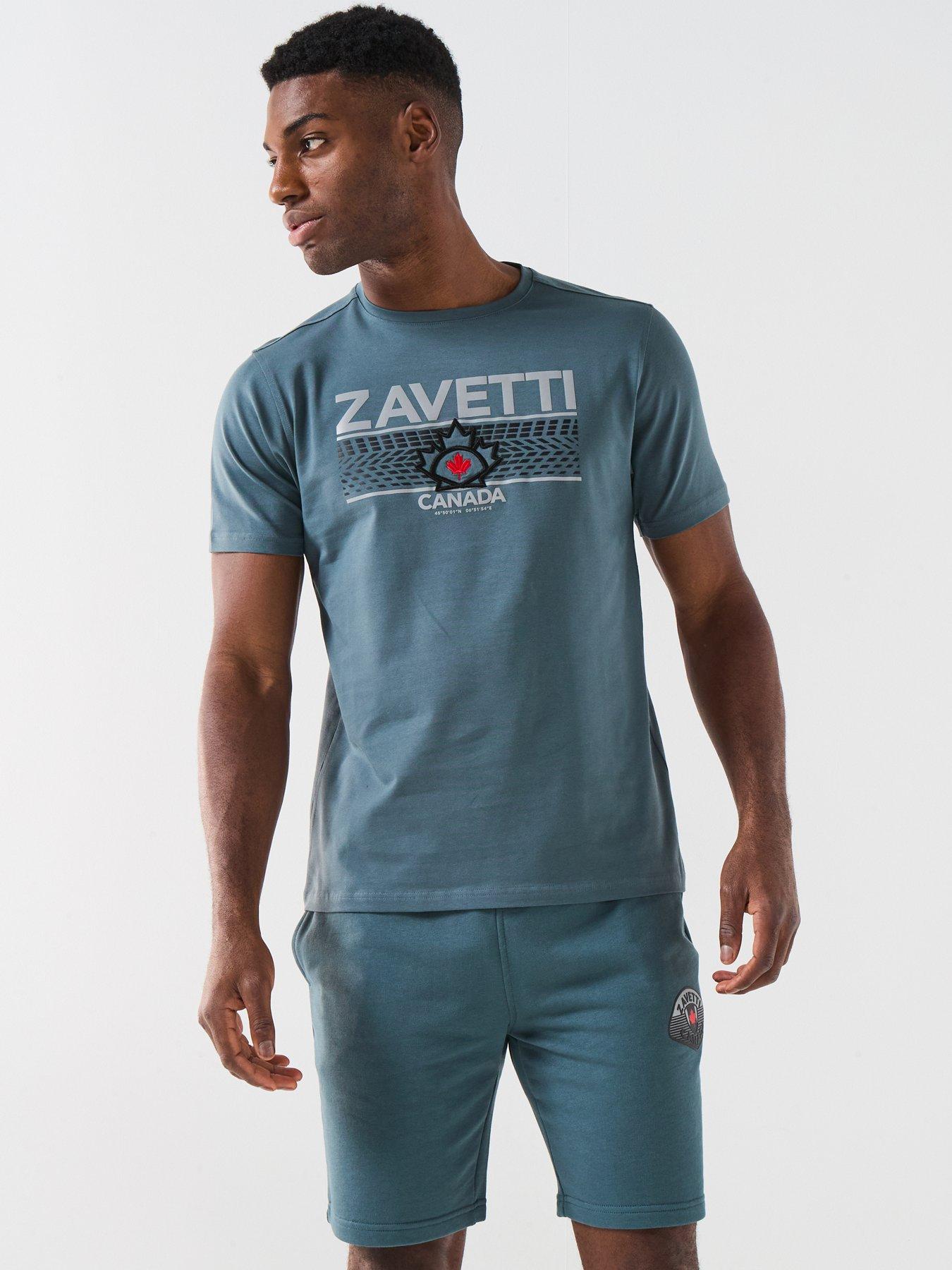 Zavetti Canada Dimola Short Sleeve Logo T-Shirt - Dark Grey