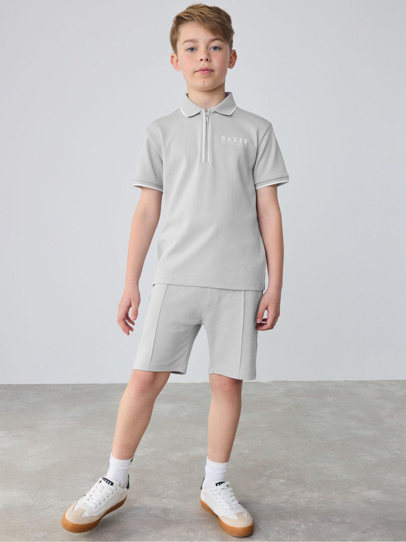 Ted Baker Boys Polo Set - Grey