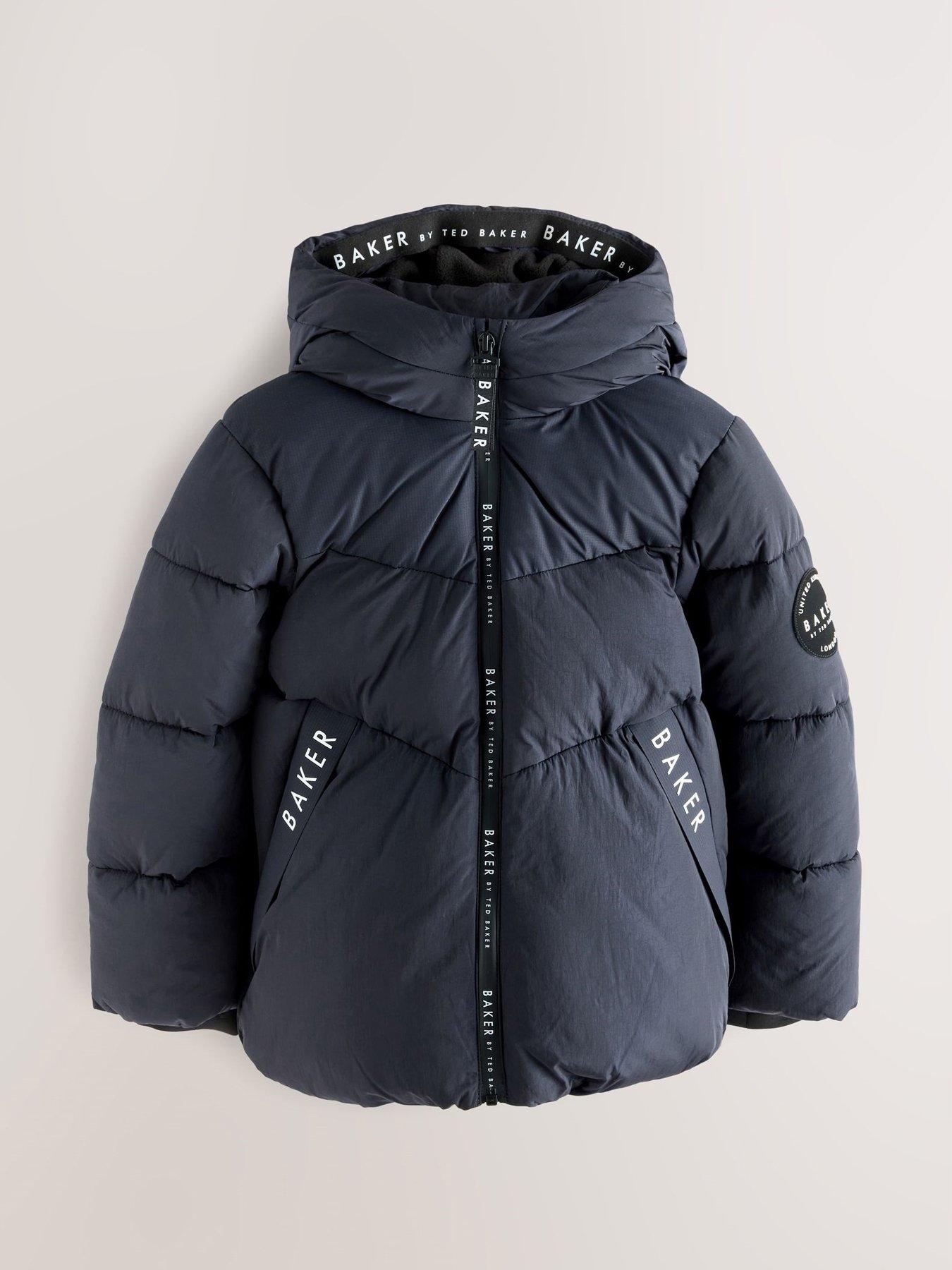 Image 5 of 6 of Ted Baker Boys Back To School Coat - Black
