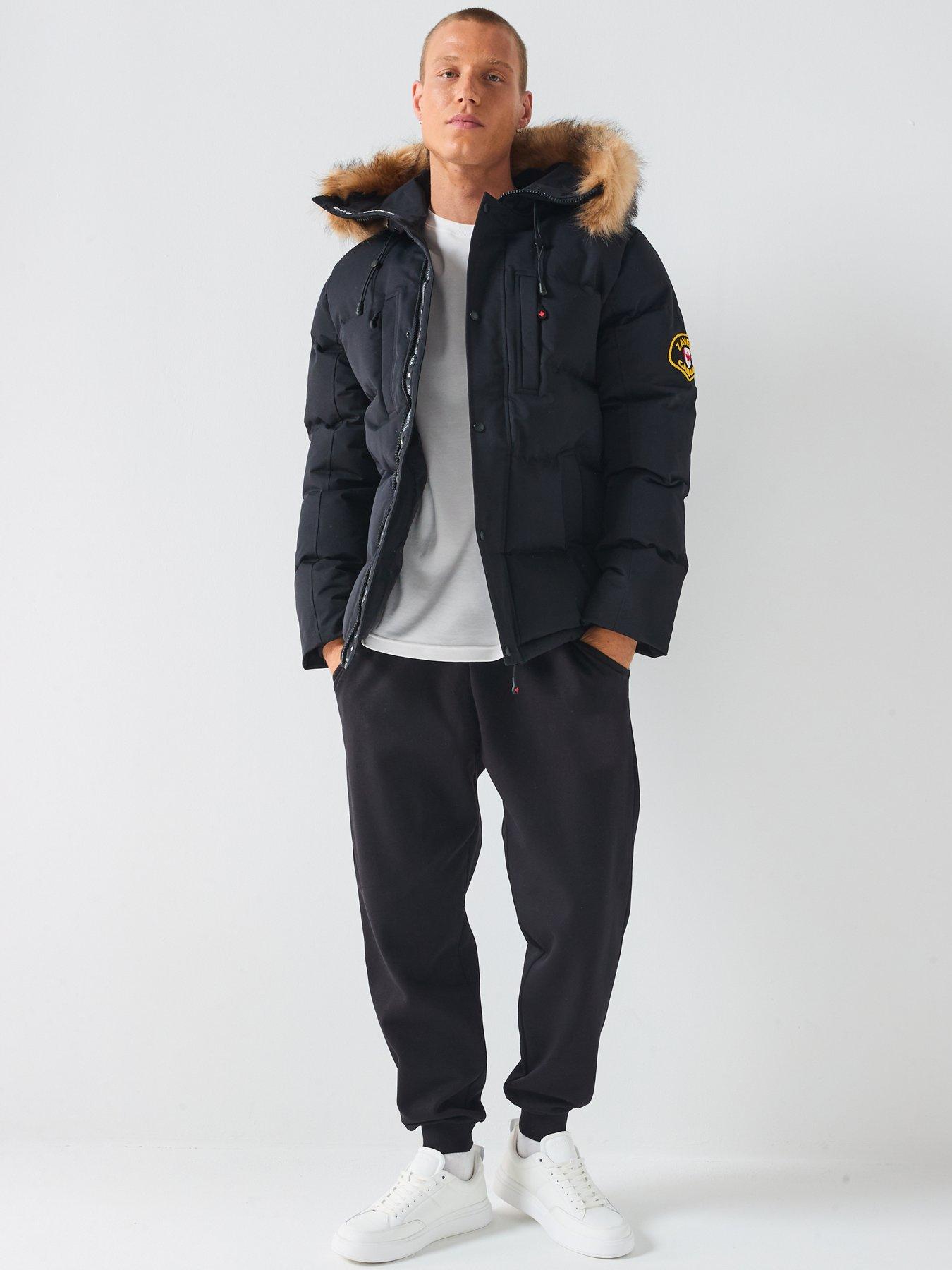 Image 3 of 6 of Zavetti Canada Oshawa 2.0 Padded Parka Coat - Black
