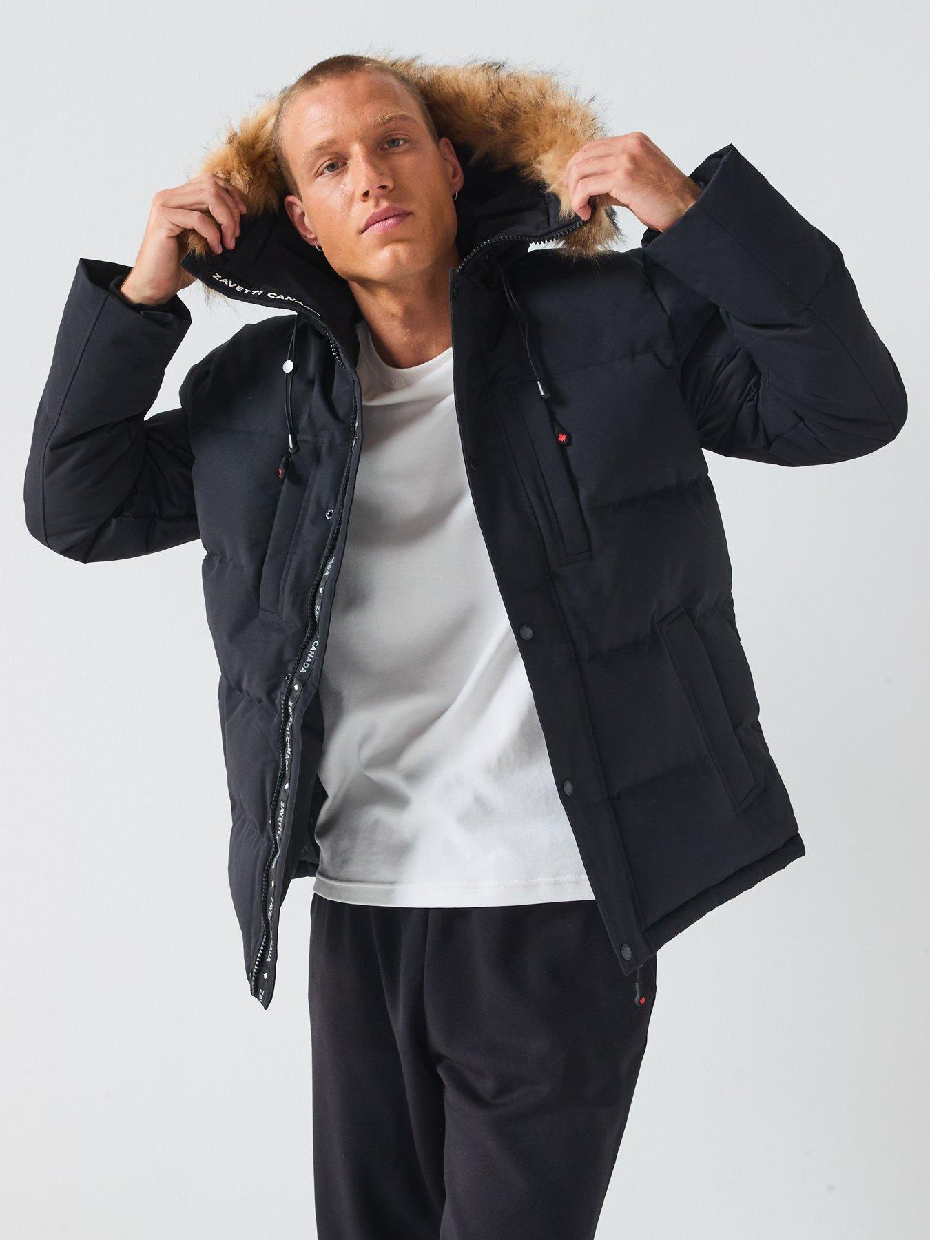 Image 5 of 6 of Zavetti Canada Oshawa 2.0 Padded Parka Coat - Black