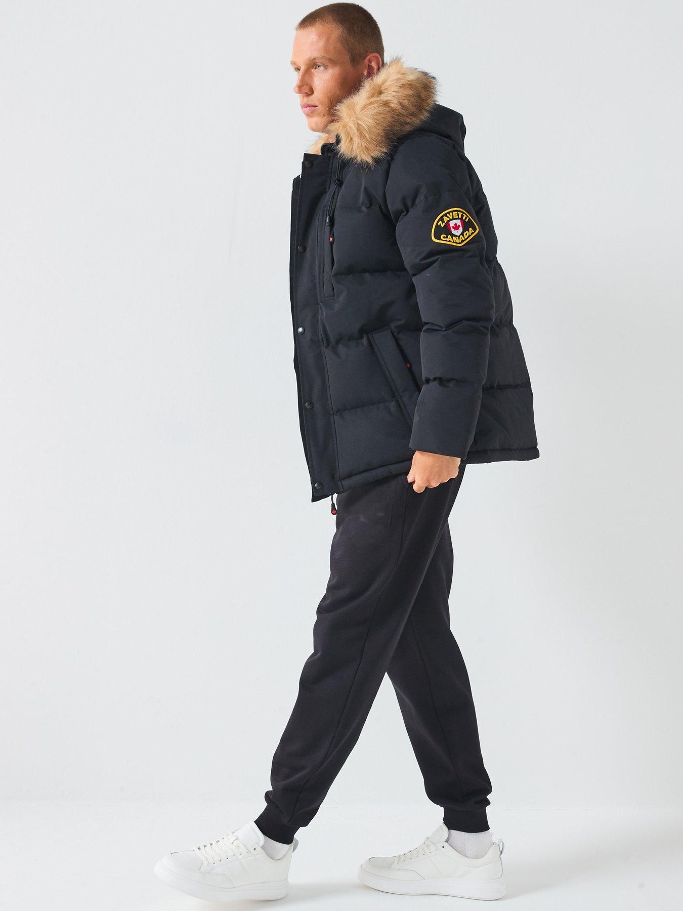 Image 6 of 6 of Zavetti Canada Oshawa 2.0 Padded Parka Coat - Black