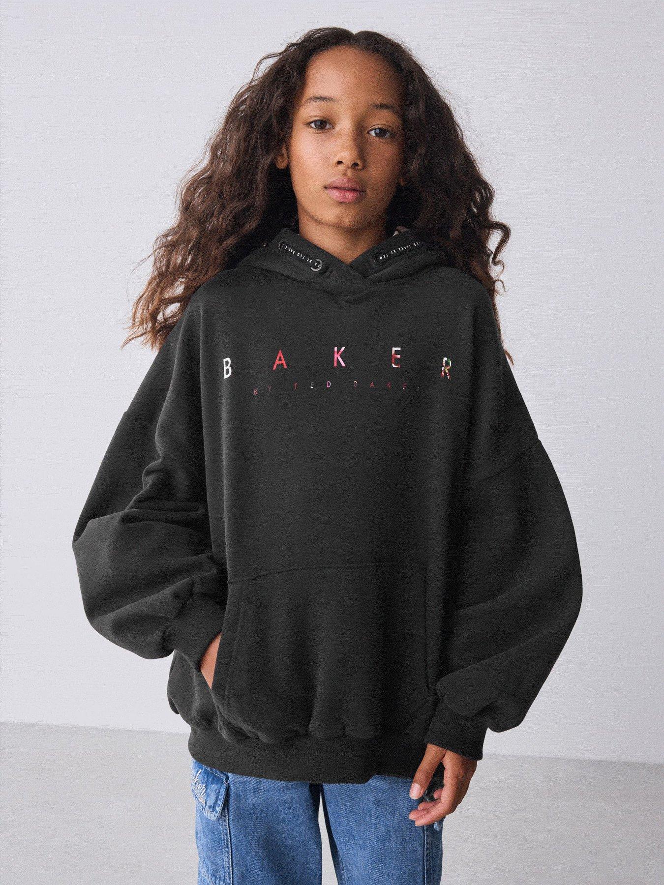 Ted Baker Girls Logo Hoodie - Black