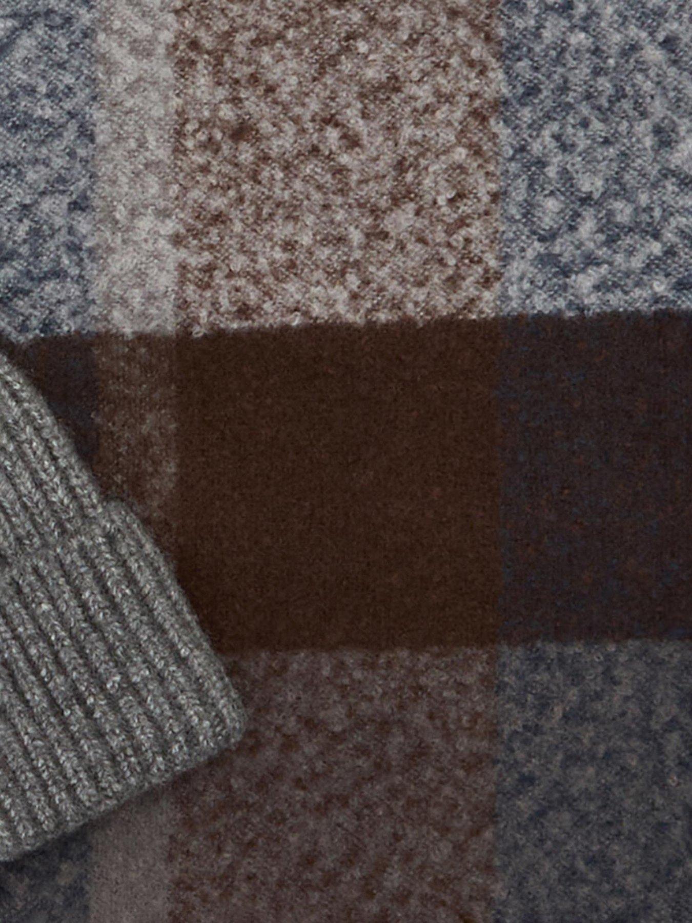 Image 4 of 4 of Barbour Westerdale Knitted Beanie &amp; Scarf Gift Set - Brown