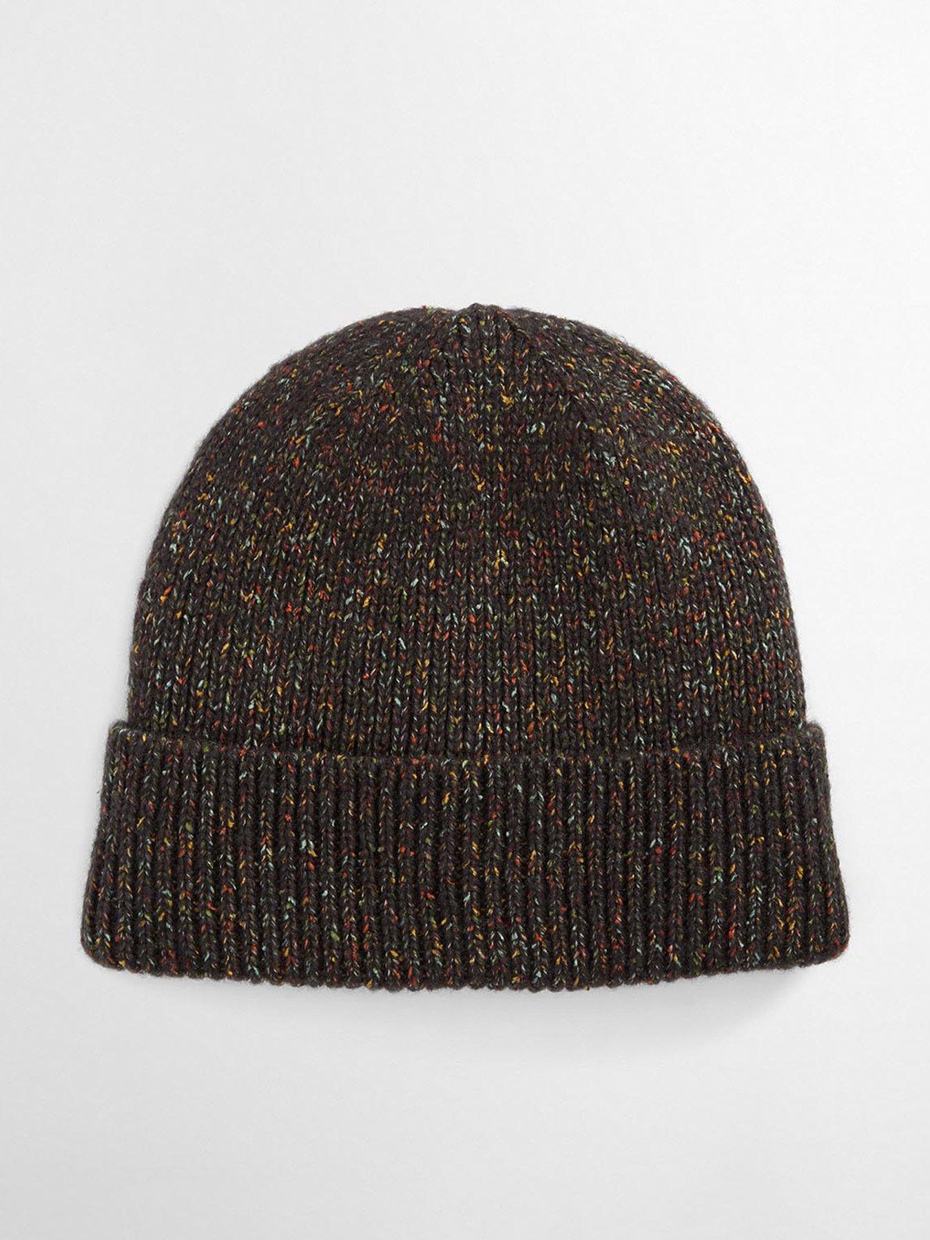 Barbour Eston Stamp Logo Beanie Hat - Dark Green