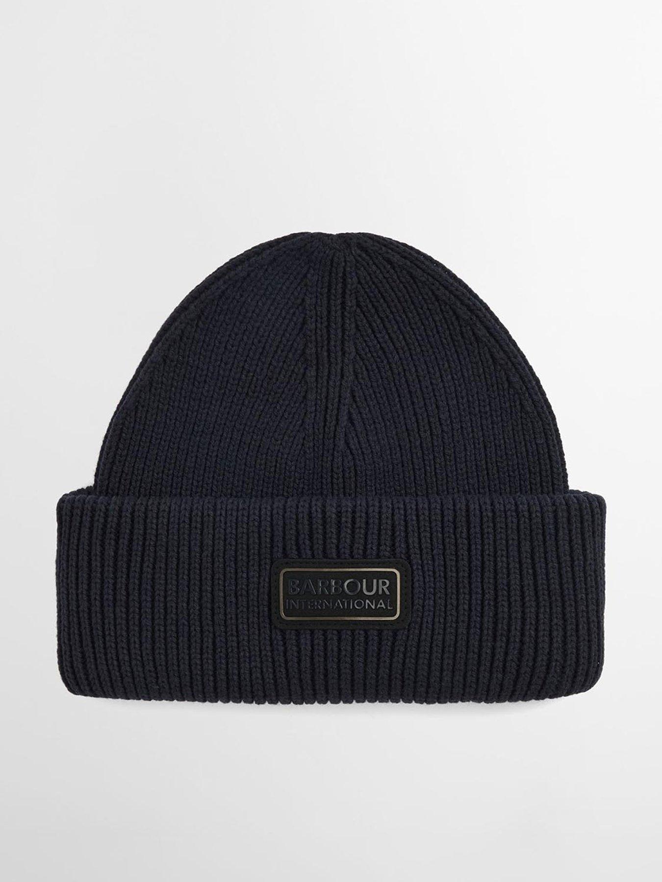 Image 1 of 4 of Barbour International Craywell Beanie Hat - Navy