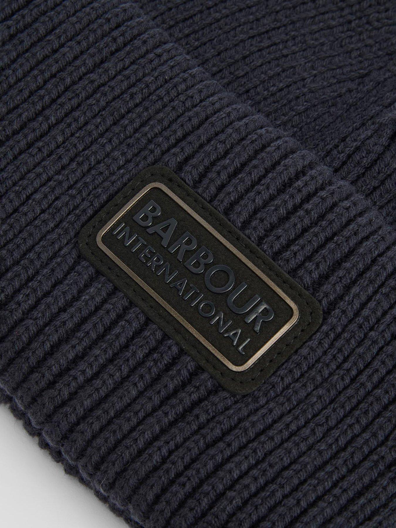 Image 3 of 4 of Barbour International Craywell Beanie Hat - Navy