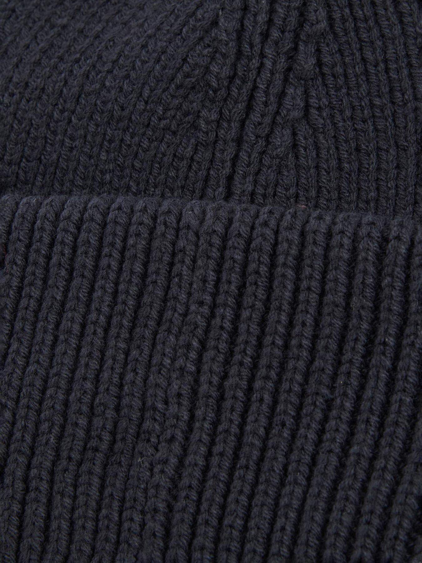 Image 4 of 4 of Barbour International Craywell Beanie Hat - Navy