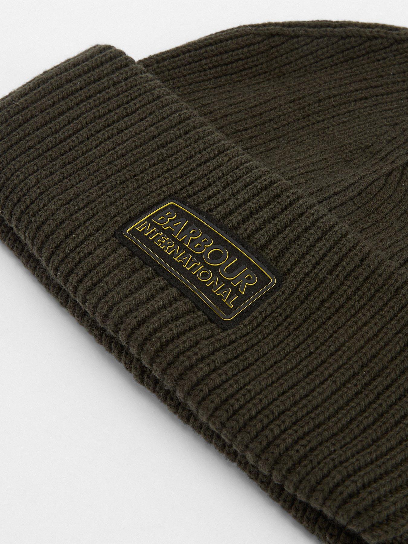 Image 3 of 4 of Barbour International Flex Beanie Hat - Khaki