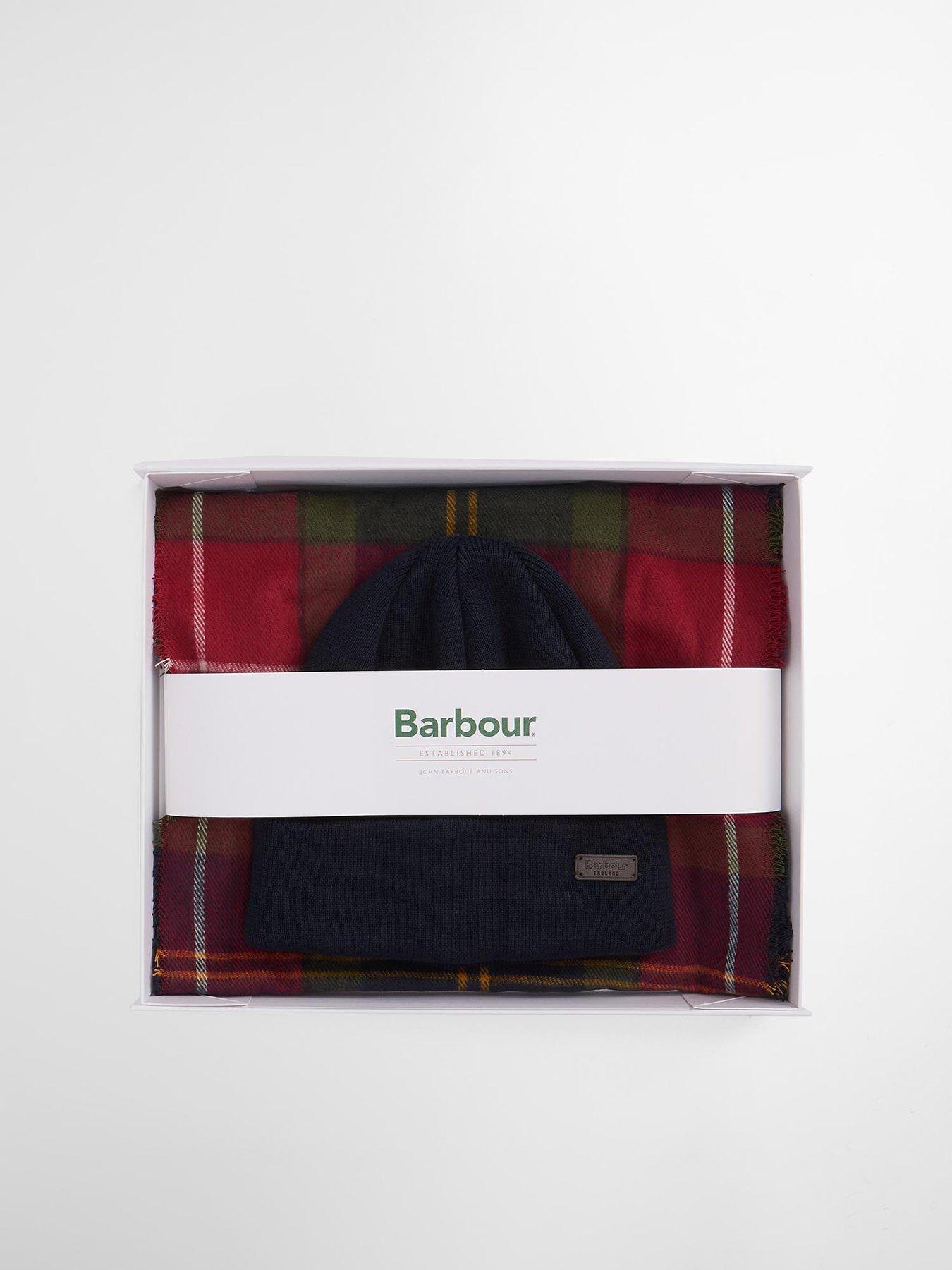 barbour-swinton-beanie-amp-scarf-gift-set-dark-redoutfit