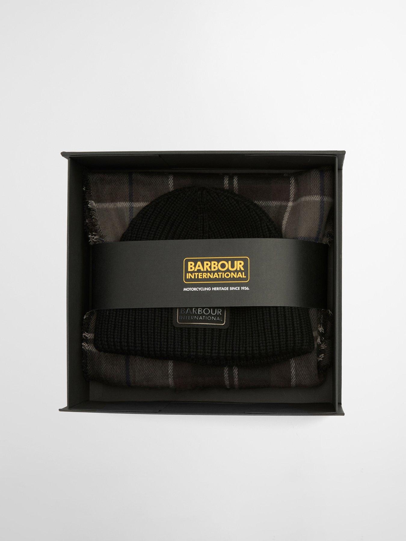Image 3 of 3 of Barbour International International Sweeper Beanie &amp; Scarf - Black