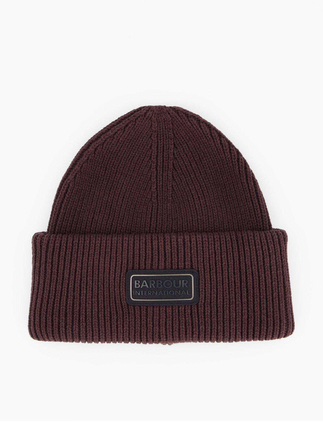 Barbour International Craywell Beanie Hat - Burgundy