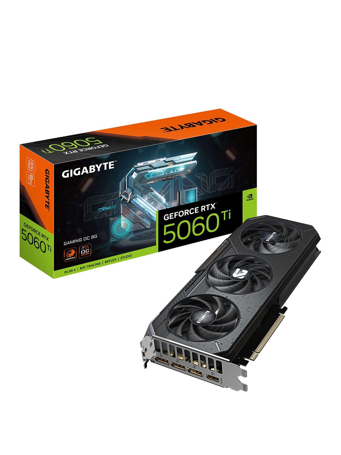 Image 1 of 5 of GIGABYTE NVIDIA GeForce RTX 5060 Ti 8Gb GDDR7 Overclocked Gaming Graphics Card