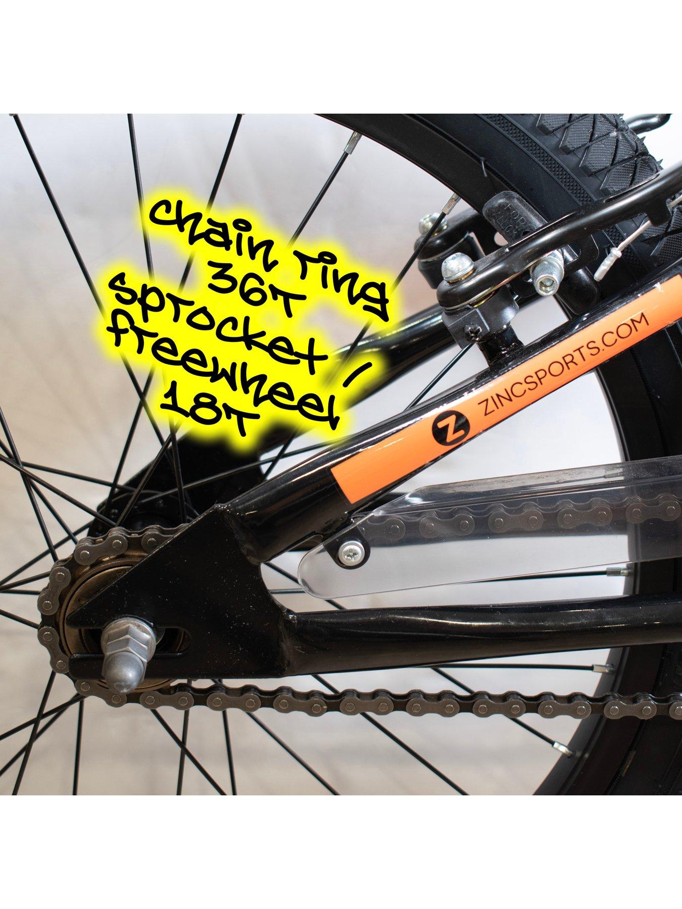Image 6 of 7 of Zinc Steel Frame 20-Inch Switch BMX Bike - Black/Orange