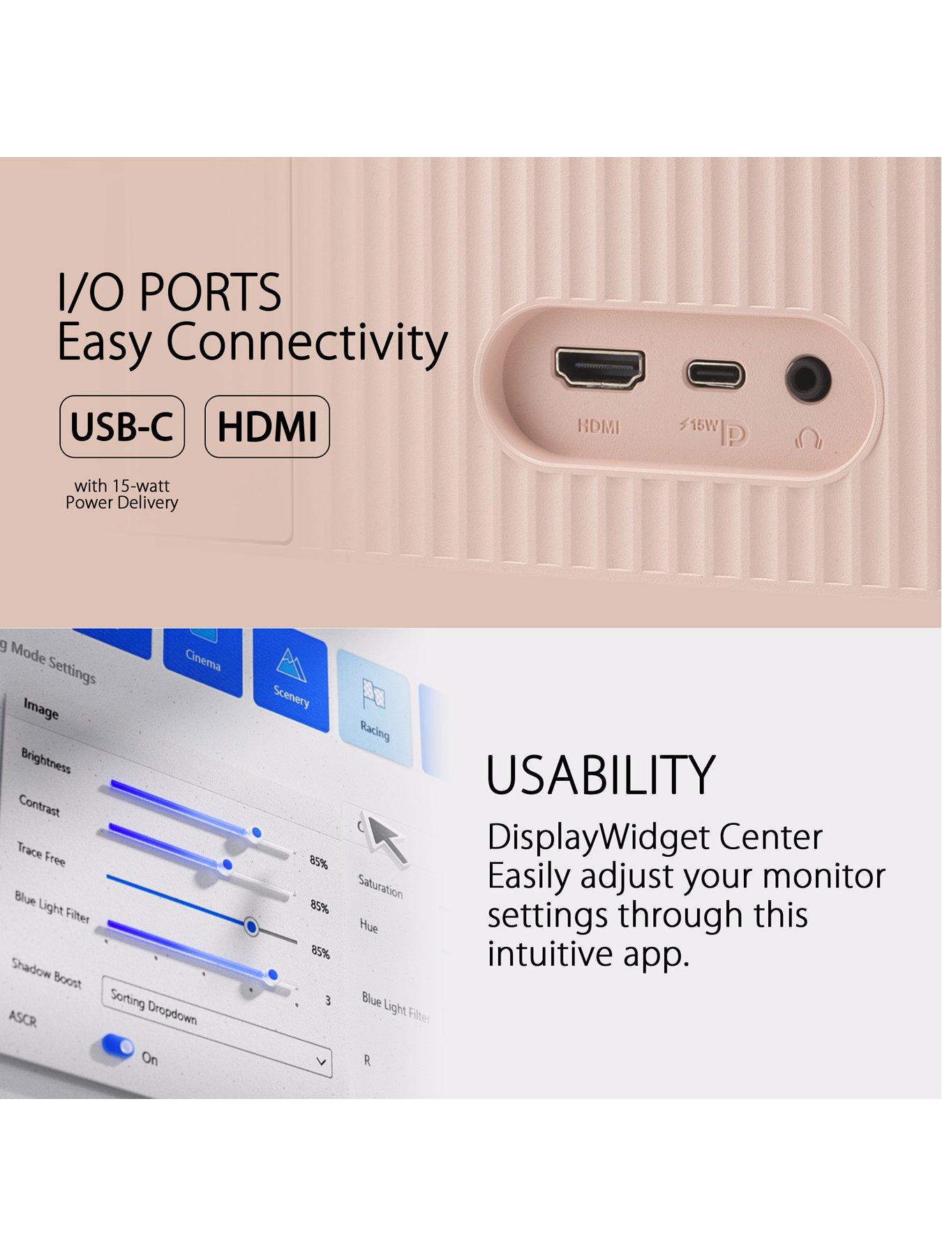 Image 4 of 6 of Asus VU249CFE-P Eye Care Monitor - 24in, 100Hz FHD (1920 x 1080), IPS