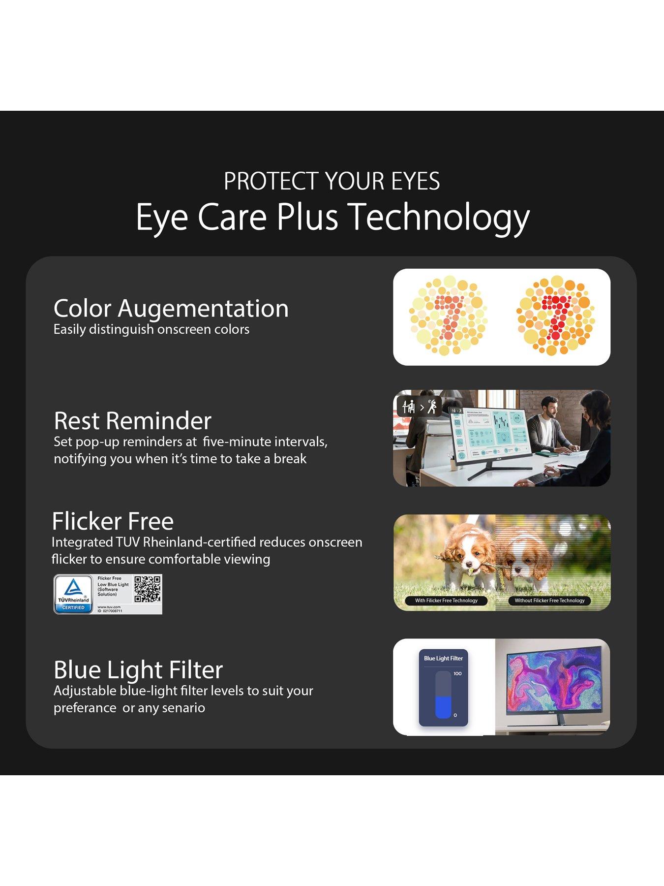 Image 5 of 6 of Asus VU249CFE-P Eye Care Monitor - 24in, 100Hz FHD (1920 x 1080), IPS