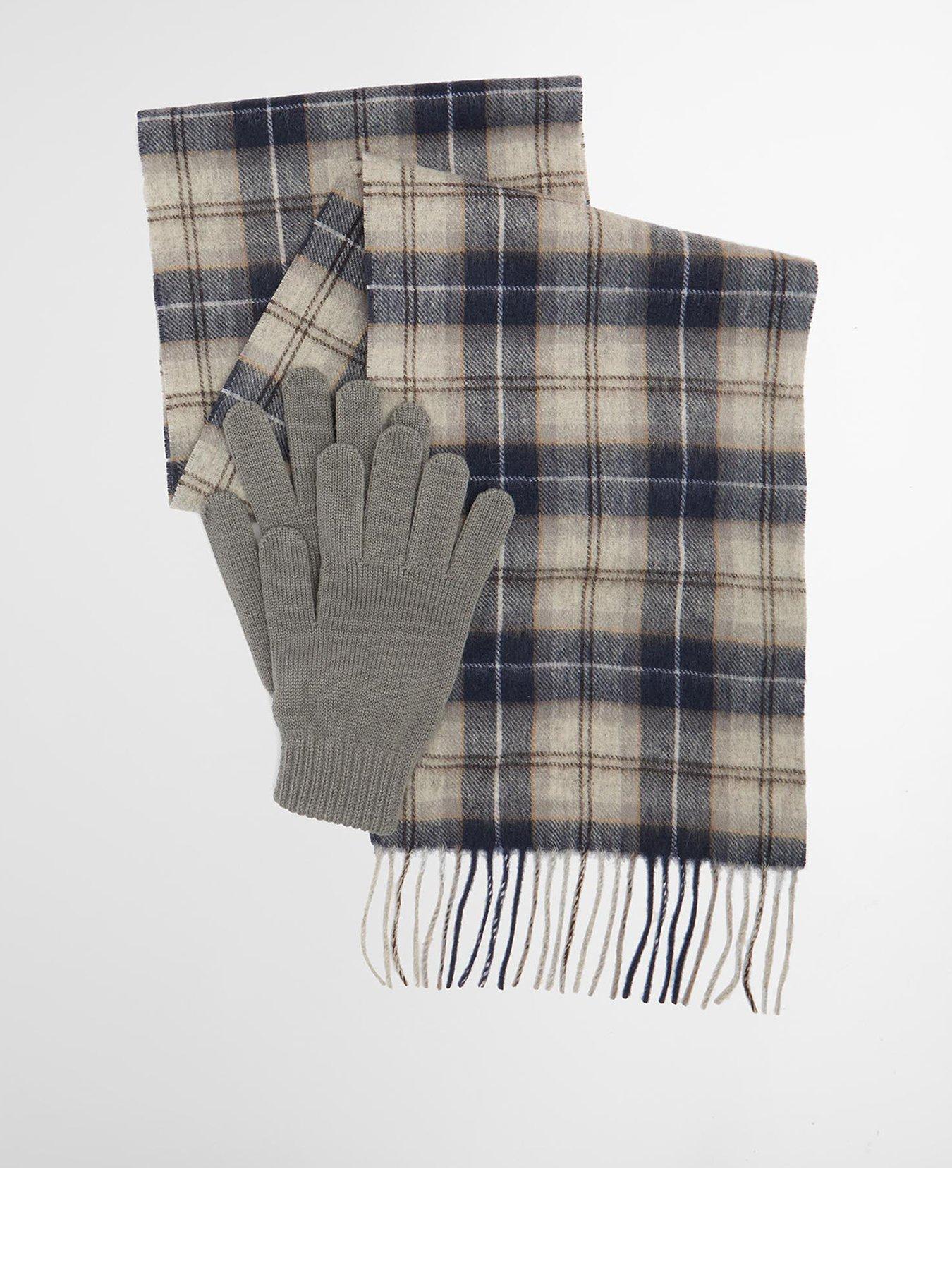 barbour-tartan-scarf-and-glove-gift-set-brownfront