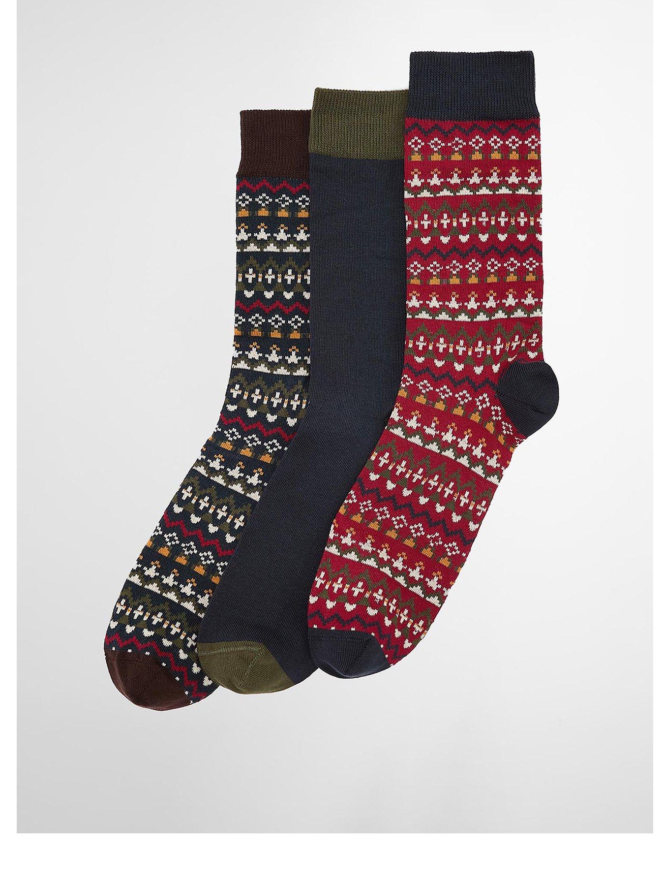 Barbour Marlow Fairisle Sock Gift Box - Multi