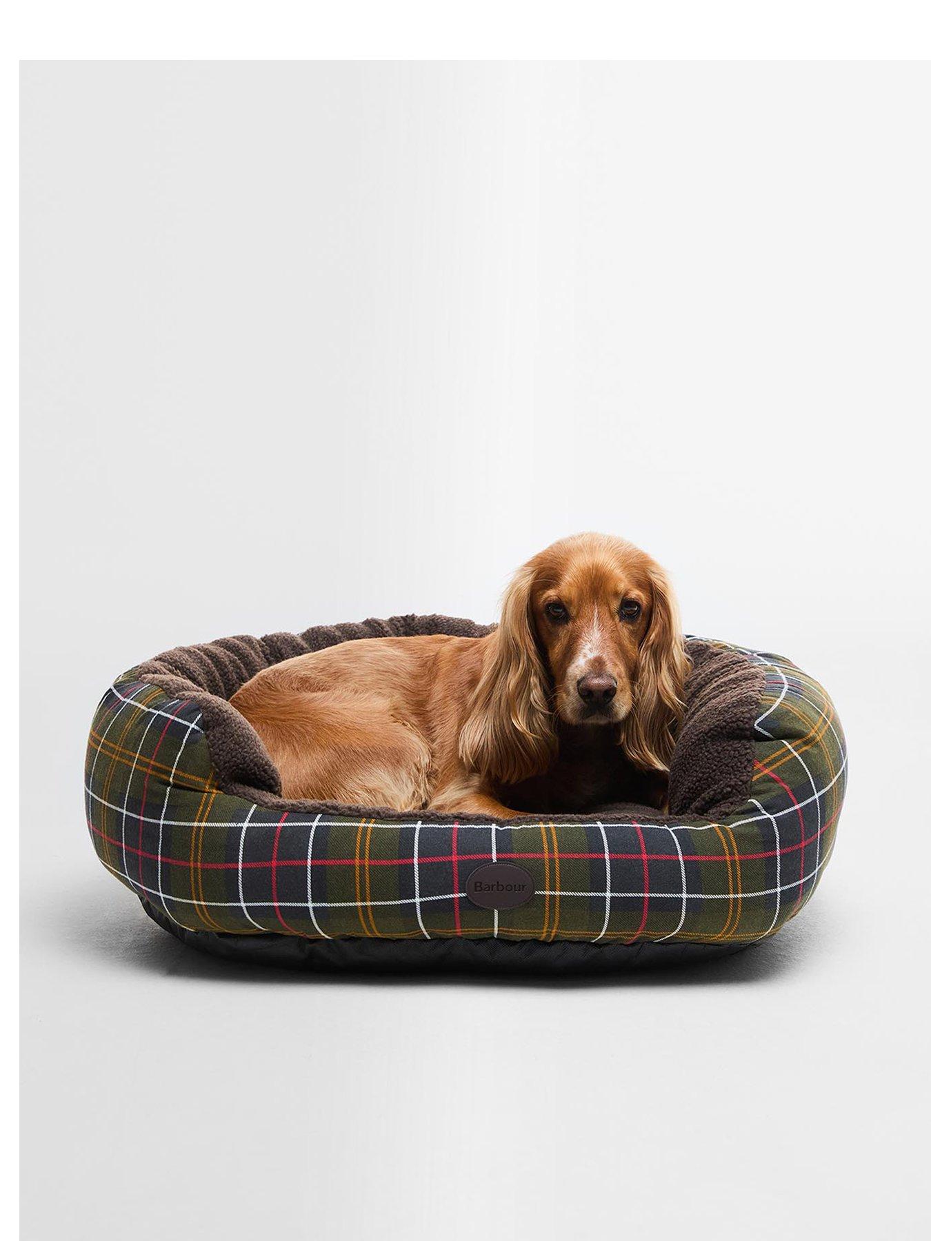 Barbour Dog Tartan Snuggle Bed 30" - Multi