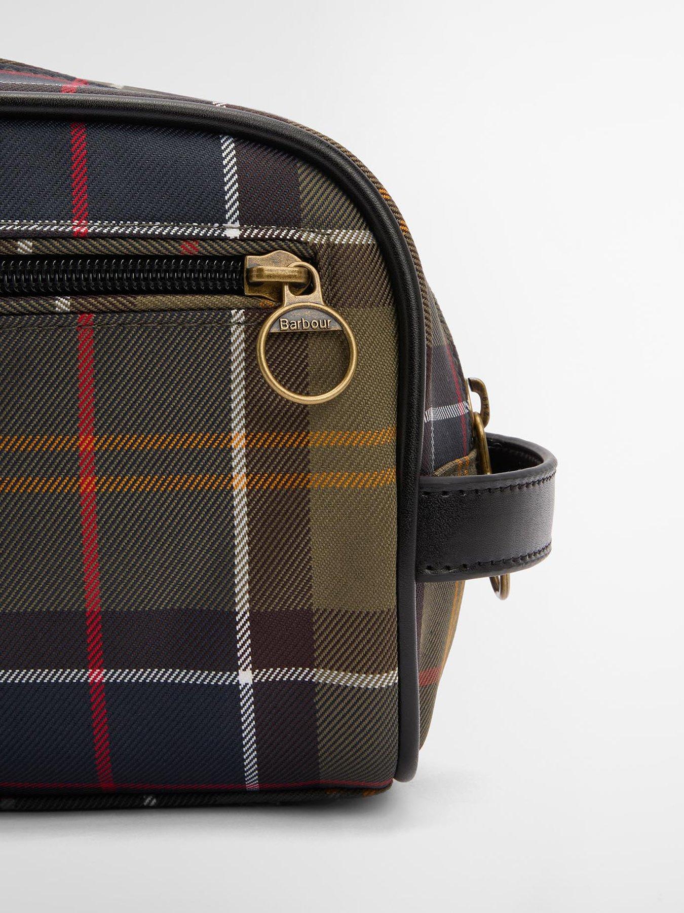 Image 4 of 4 of Barbour Tartan Washbag - Green Multi