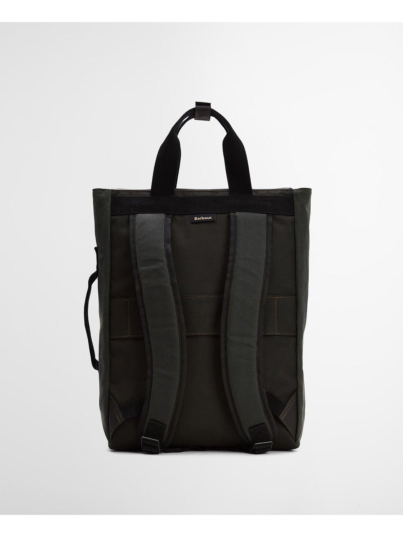 barbour-field-wax-backpack-dark-greenback