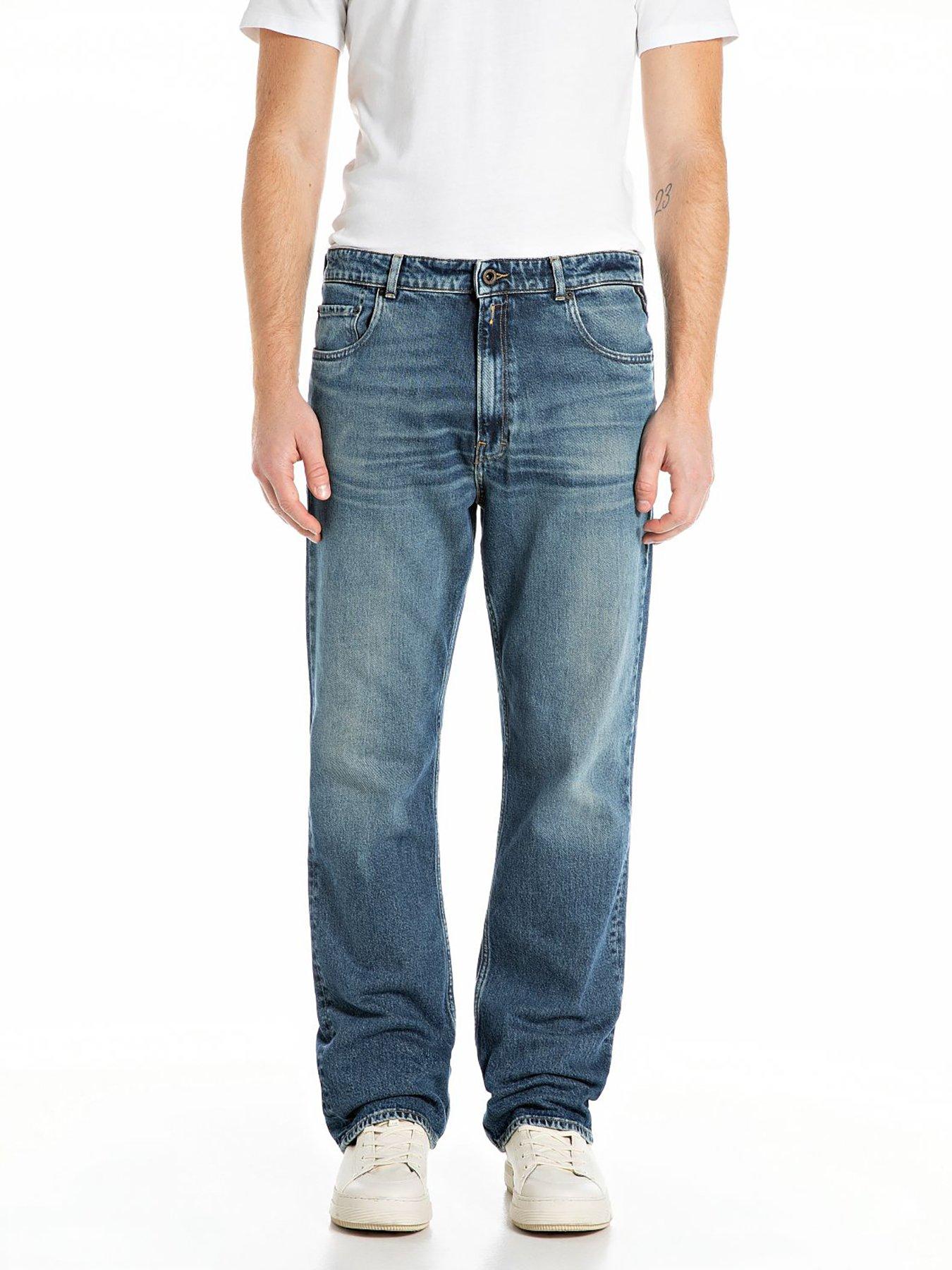 replay-cley-bootcut-fit-jeans-bluefront