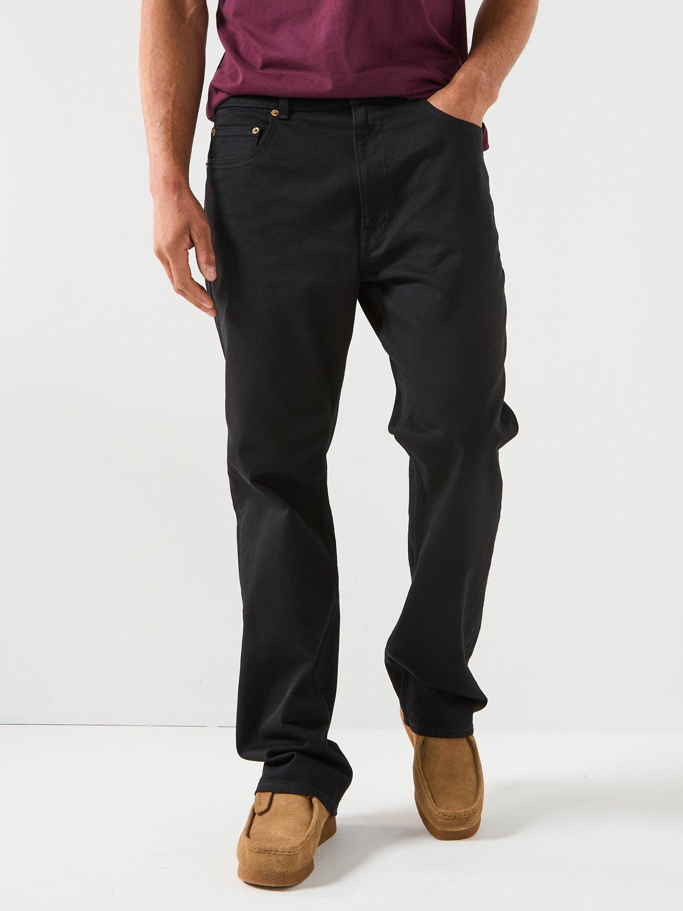 replay-cley-bootcut-fit-jeans-blackfront