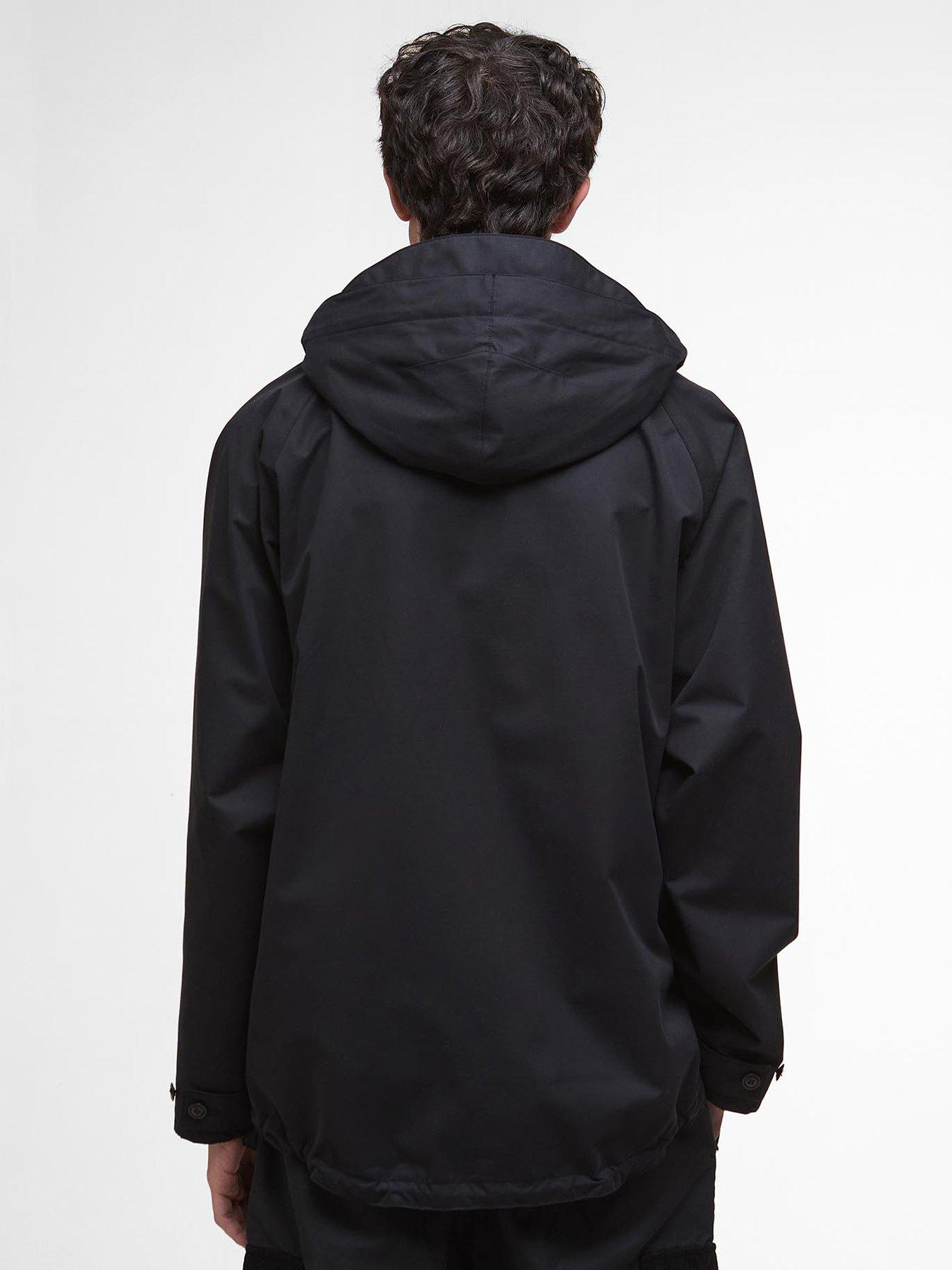 barbour-re-engineered-waded-spey-hooded-showerproof-jacket-blackstillFront