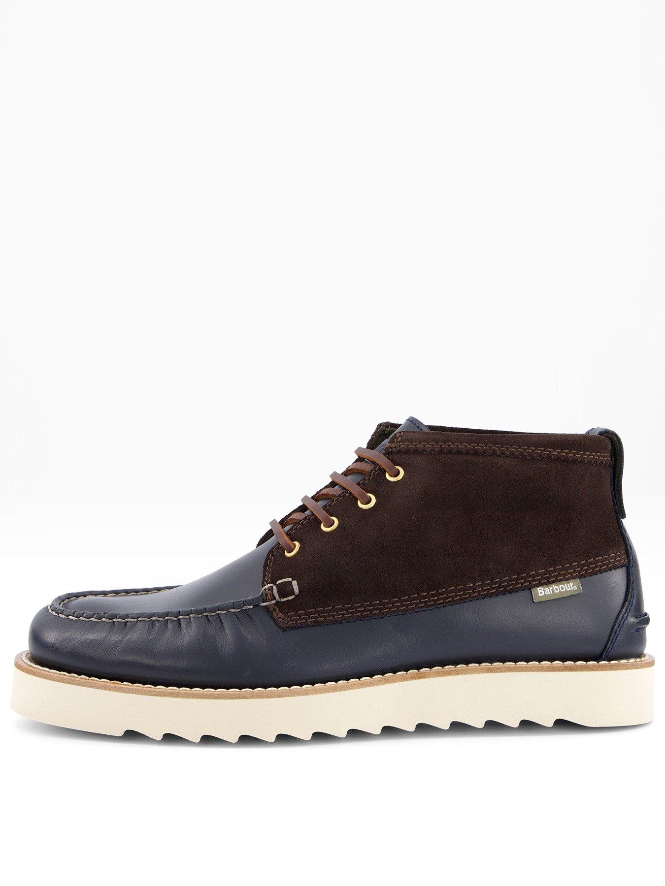 Image 1 of 7 of Barbour Hadston Two Tone Chukka Boots - Brown