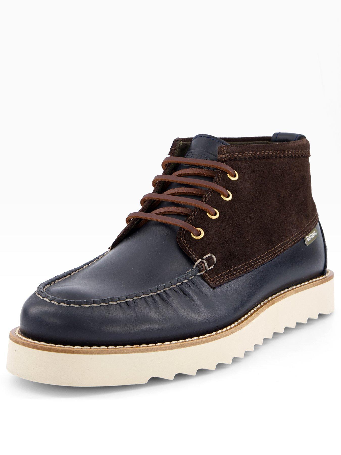 Image 2 of 7 of Barbour Hadston Two Tone Chukka Boots - Brown