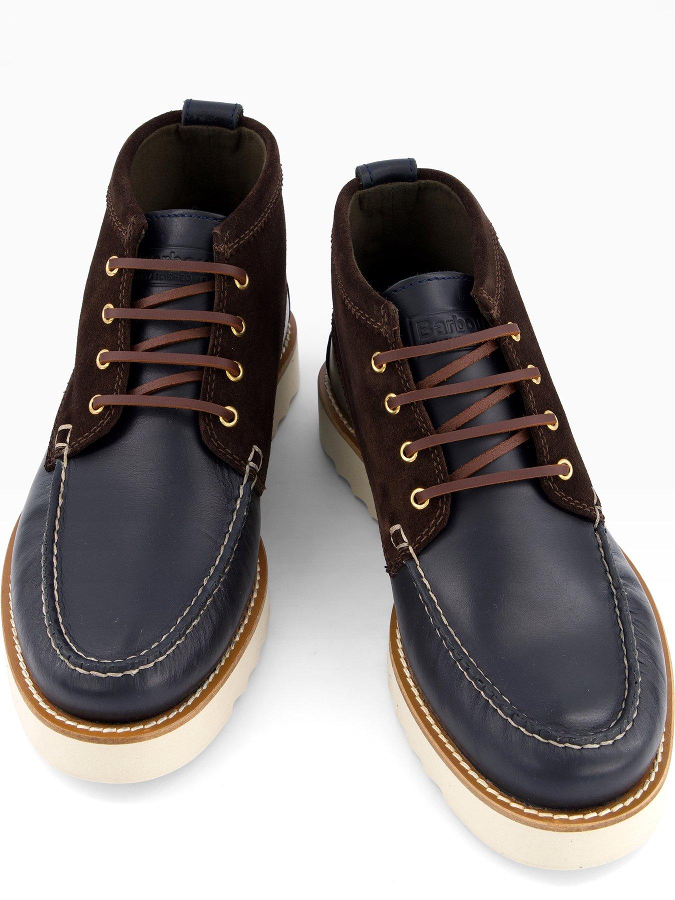 Image 3 of 7 of Barbour Hadston Two Tone Chukka Boots - Brown