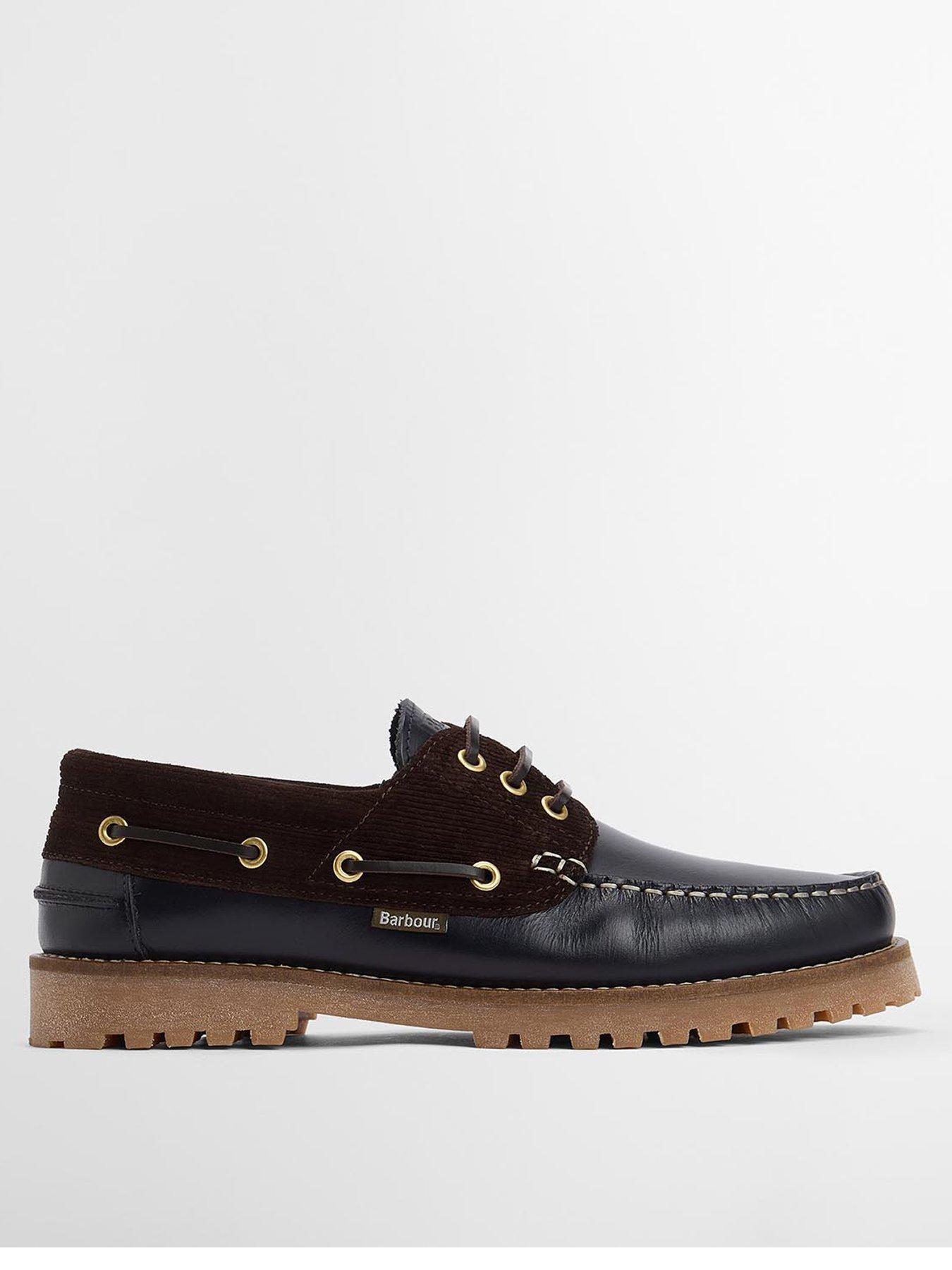 Barbour Deck Boat Shoes - Navy