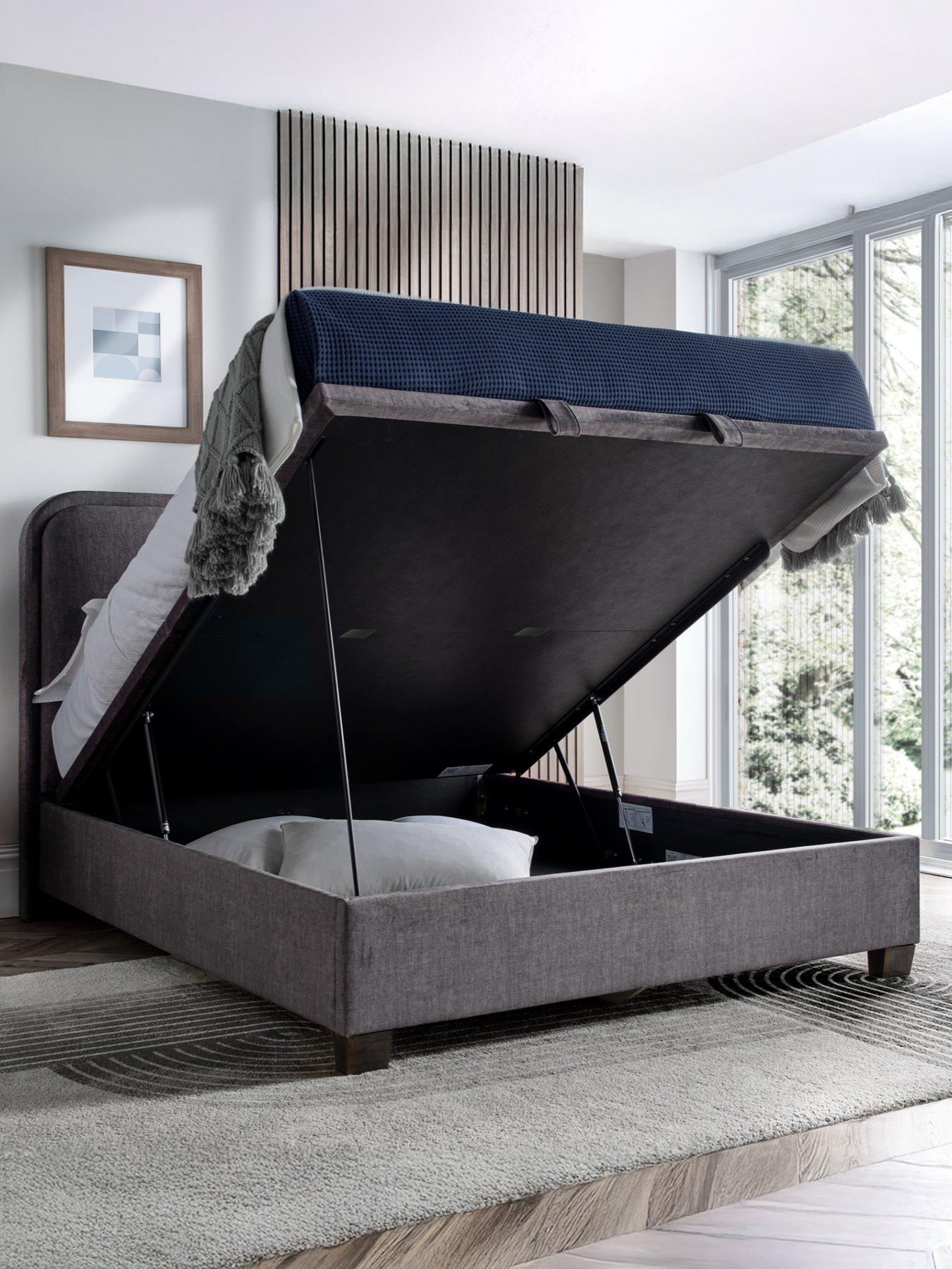 Image 3 of 4 of The Very Collection Robyn End Lift Up Storage Ottoman Bed with Aspire Mattress Options (Buy &amp; SAVE!)
