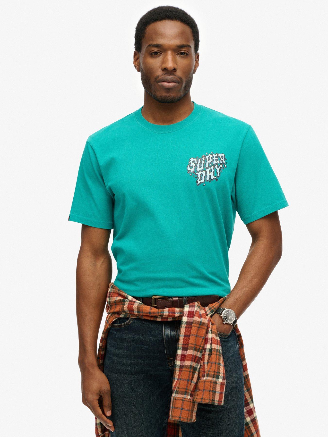 Superdry Outdoor Narrative Back Graphic Loose Fit T-shirt - Green