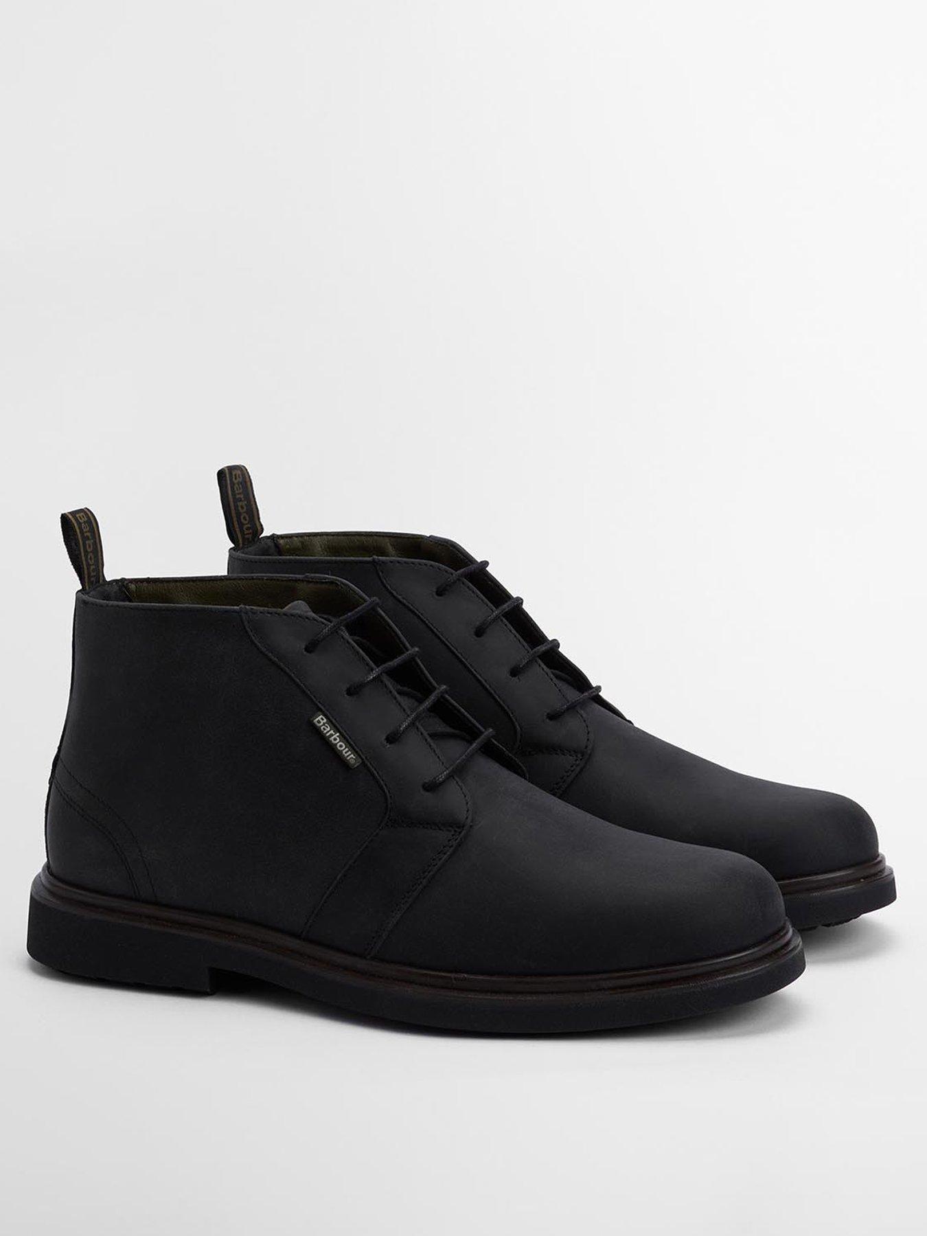 Image 2 of 6 of Barbour Meays Waxed &nbsp;Leather Chukka Boot - Black