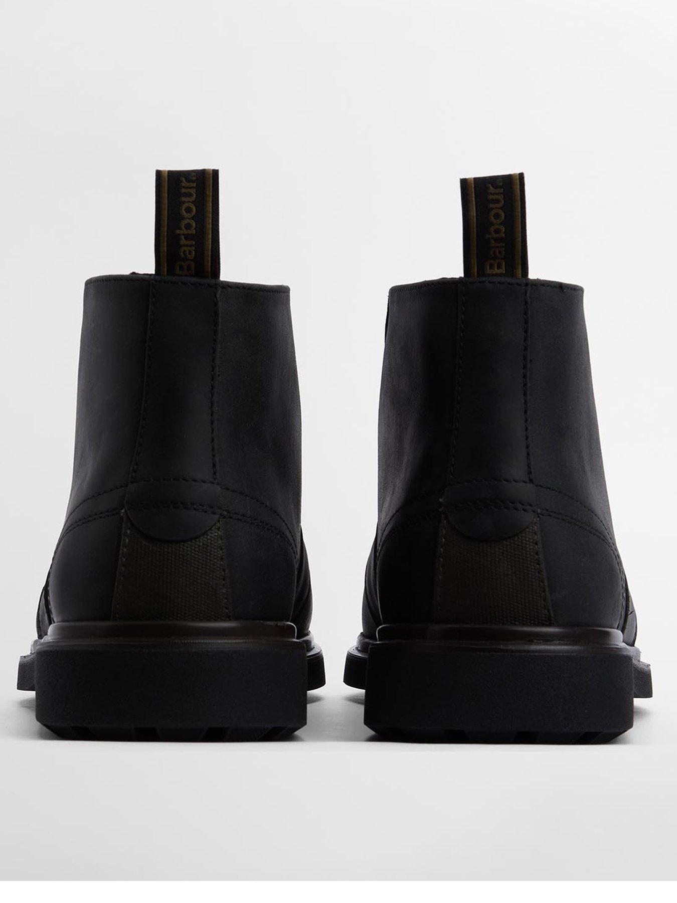 Image 3 of 6 of Barbour Meays Waxed &nbsp;Leather Chukka Boot - Black