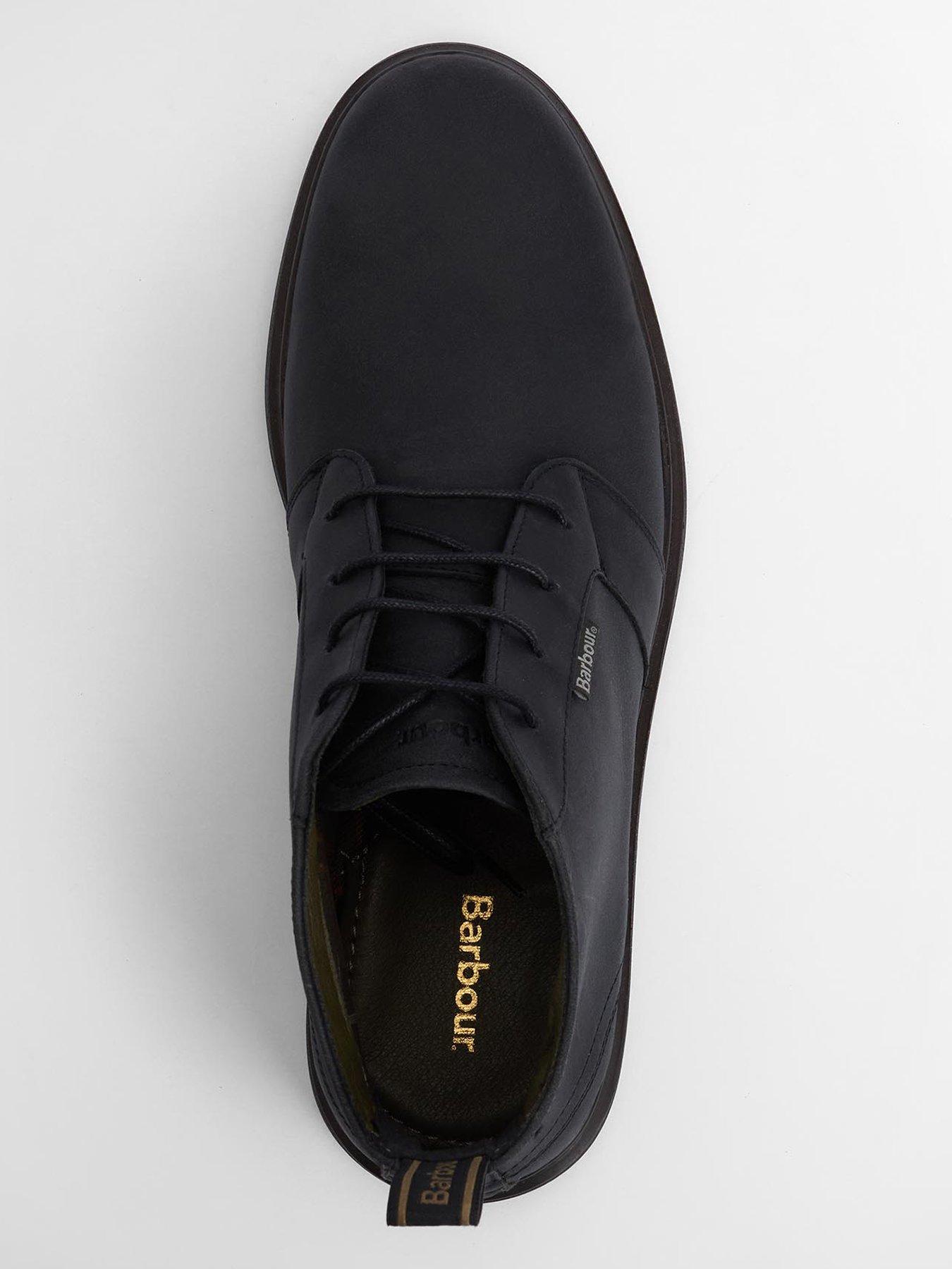Image 4 of 6 of Barbour Meays Waxed &nbsp;Leather Chukka Boot - Black