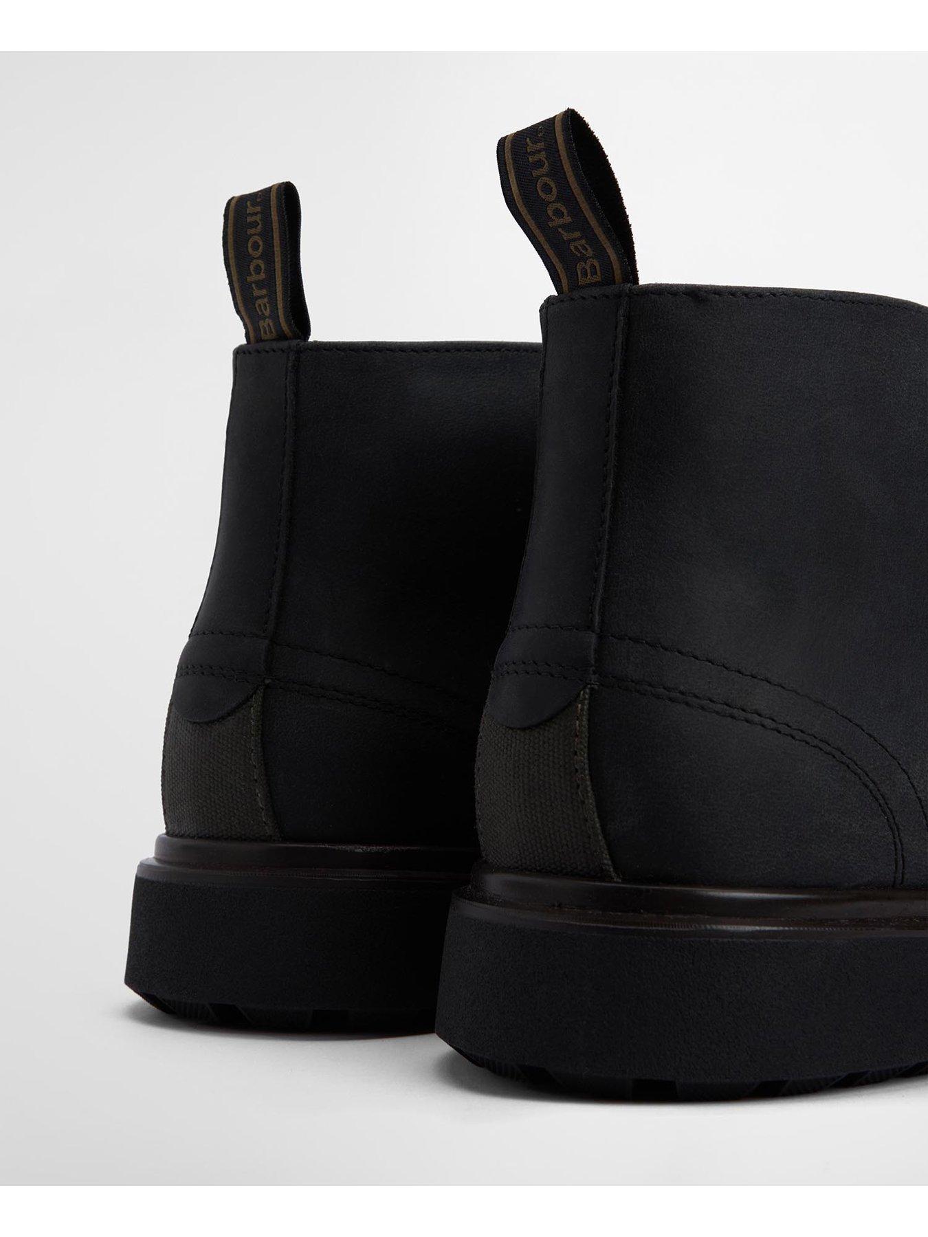 Image 6 of 6 of Barbour Meays Waxed &nbsp;Leather Chukka Boot - Black