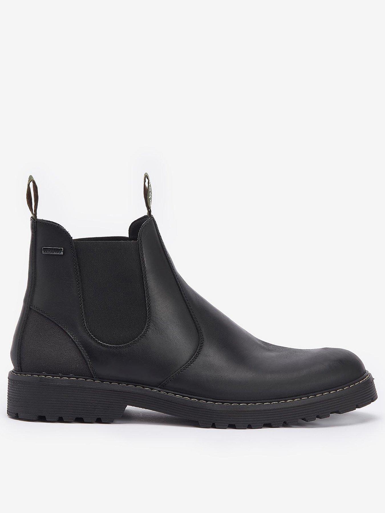 Barbour Patton Waterproof Chelsea Boots - Black