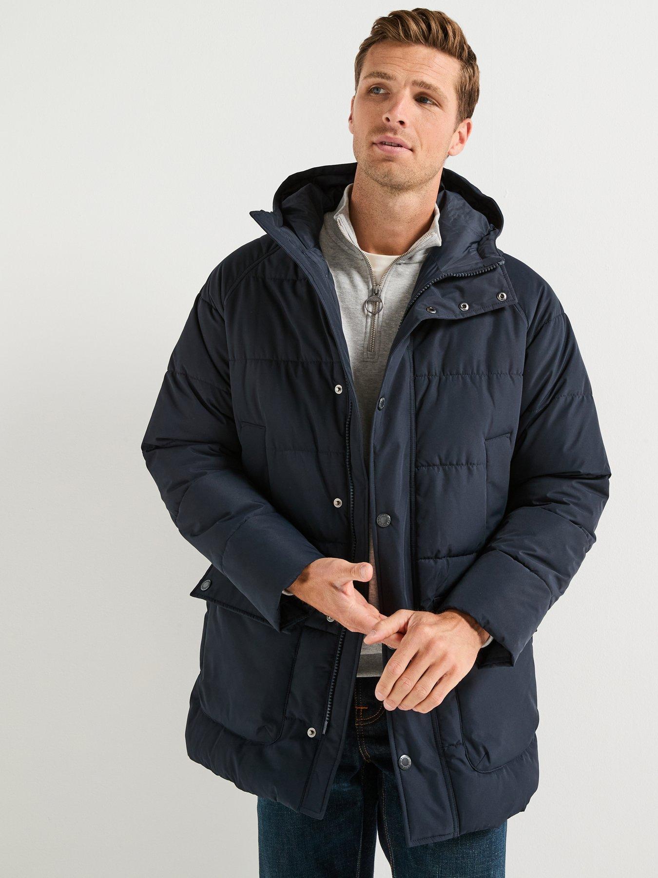 Barbour Hooded Bedale Padded Jacket - Navy | Very Ireland